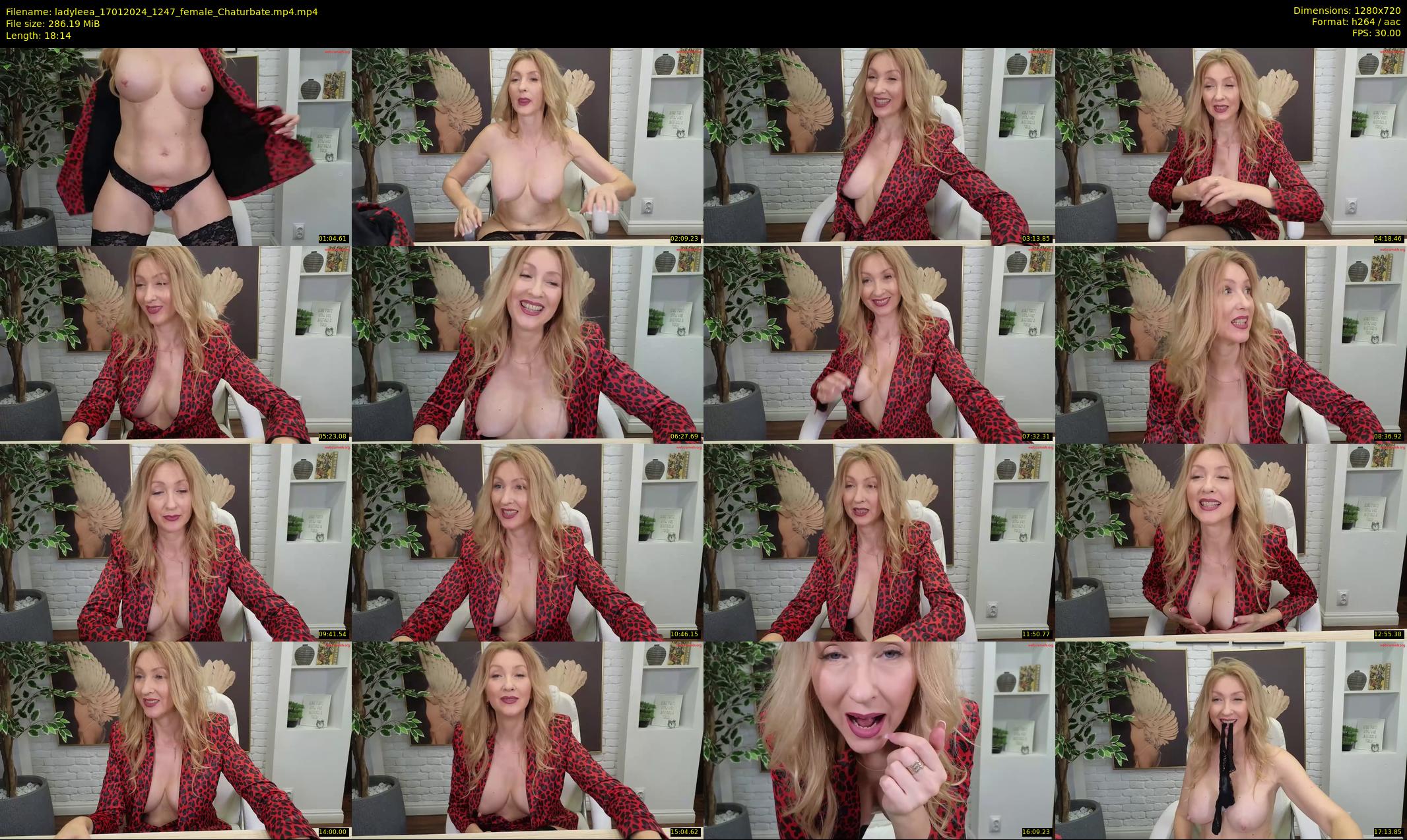 ladyleea — 19 minute Chaturbate female cam show recording, 720p, Jan 17, 2024
