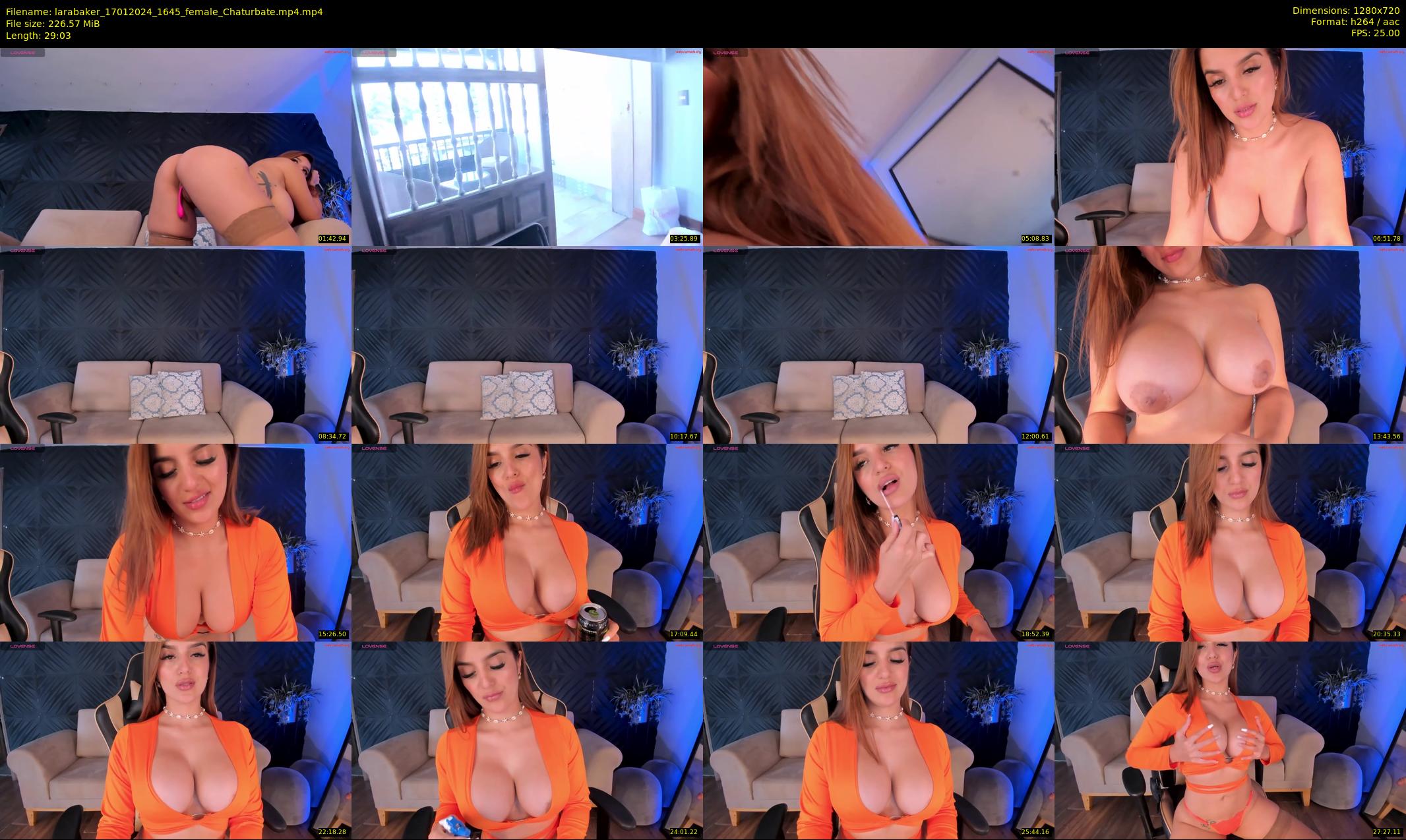 larabaker — 30 minute Chaturbate female cam show recording, 720p, Jan 17, 2024