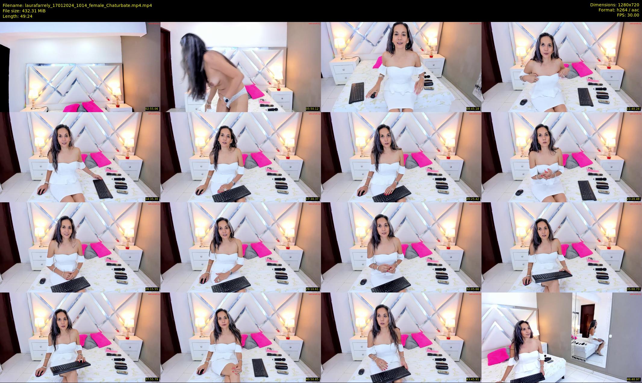 laurafarrely — 50 minute Chaturbate female cam show recording, 720p, Jan 17, 2024