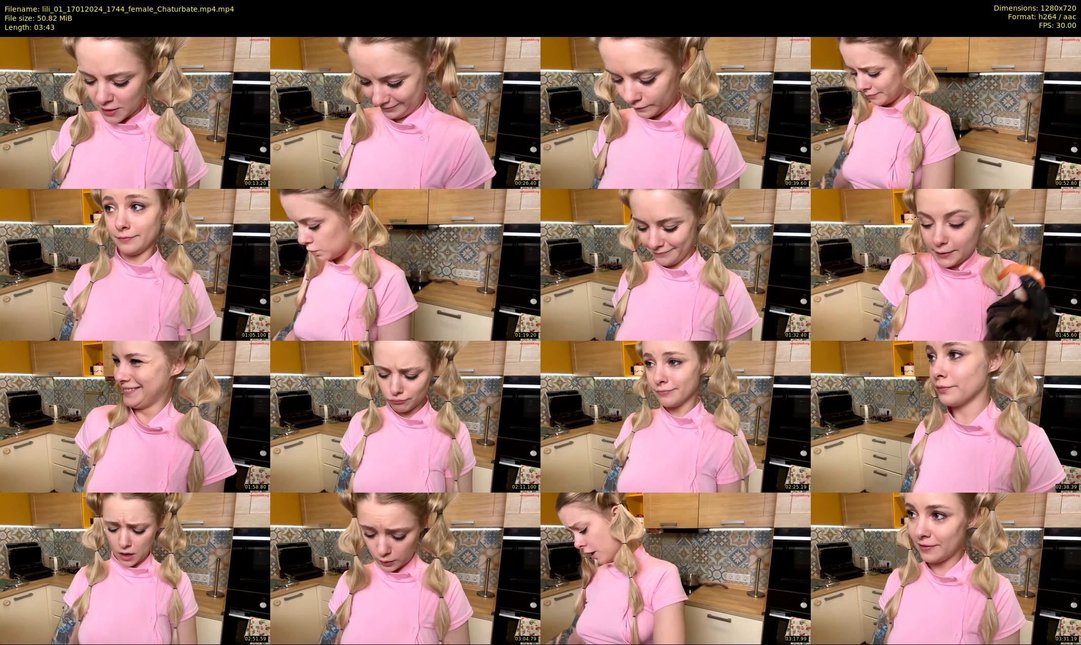 lili_01 — 4 minute Chaturbate female cam show recording, 720p, Jan 17, 2024
