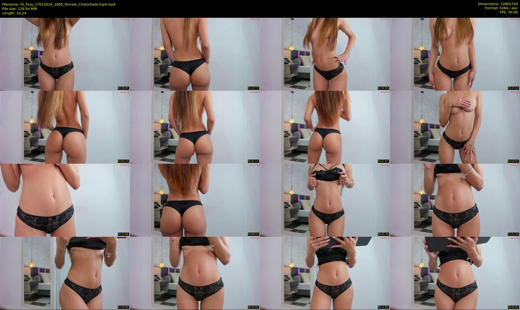 lili_foxy — 11 minute Chaturbate female cam show recording, 720p, Jan 17, 2024