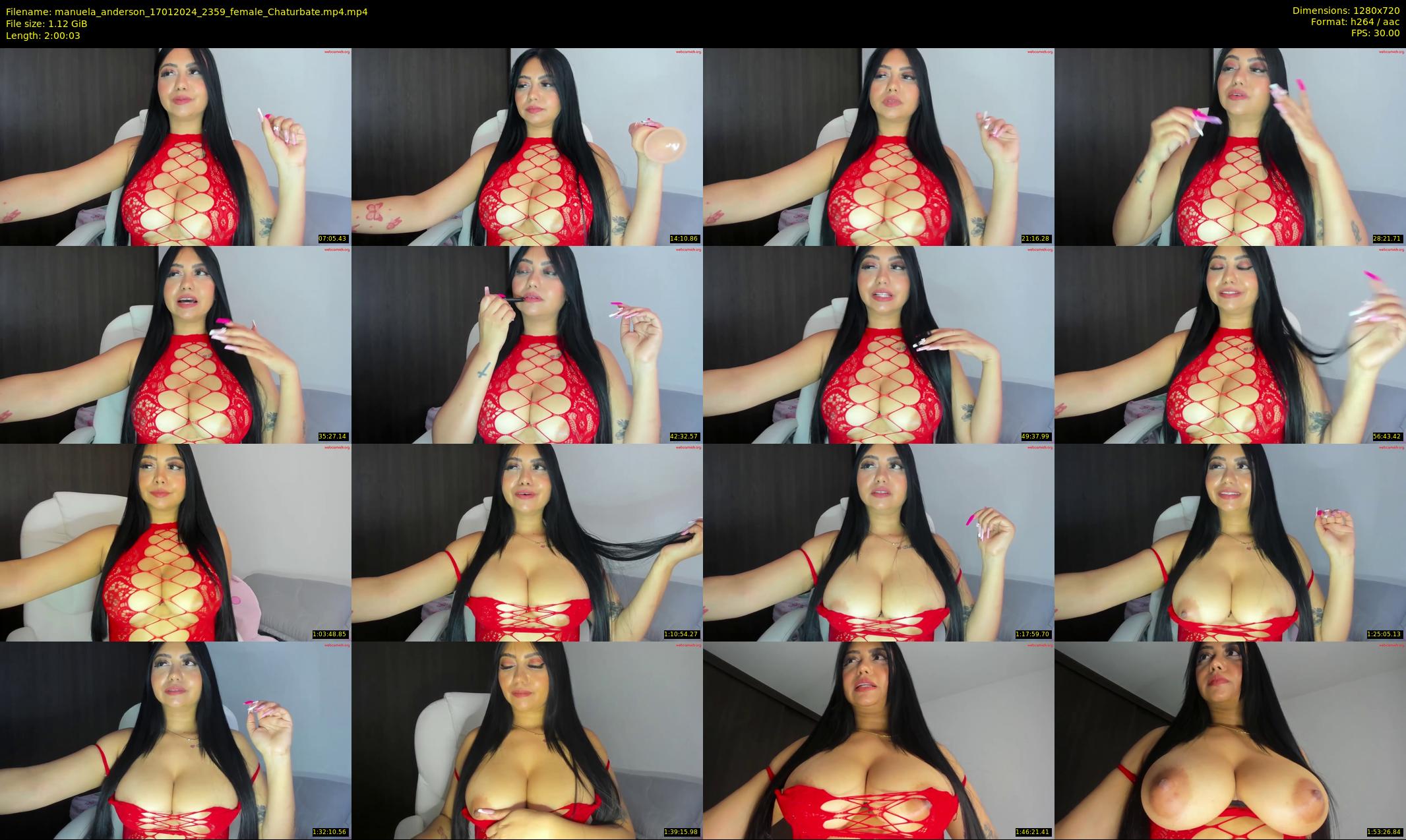 manuela_anderson — 121 minute Chaturbate female cam show recording, 720p, Jan 17, 2024