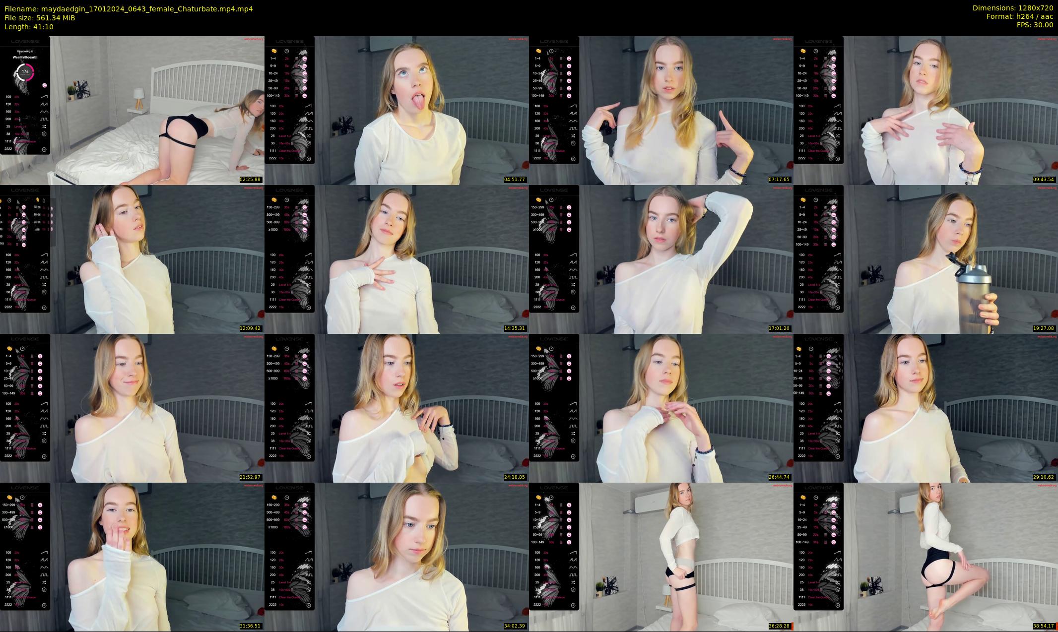 maydaedgin — 42 minute Chaturbate female cam show recording, 720p, Jan 17, 2024