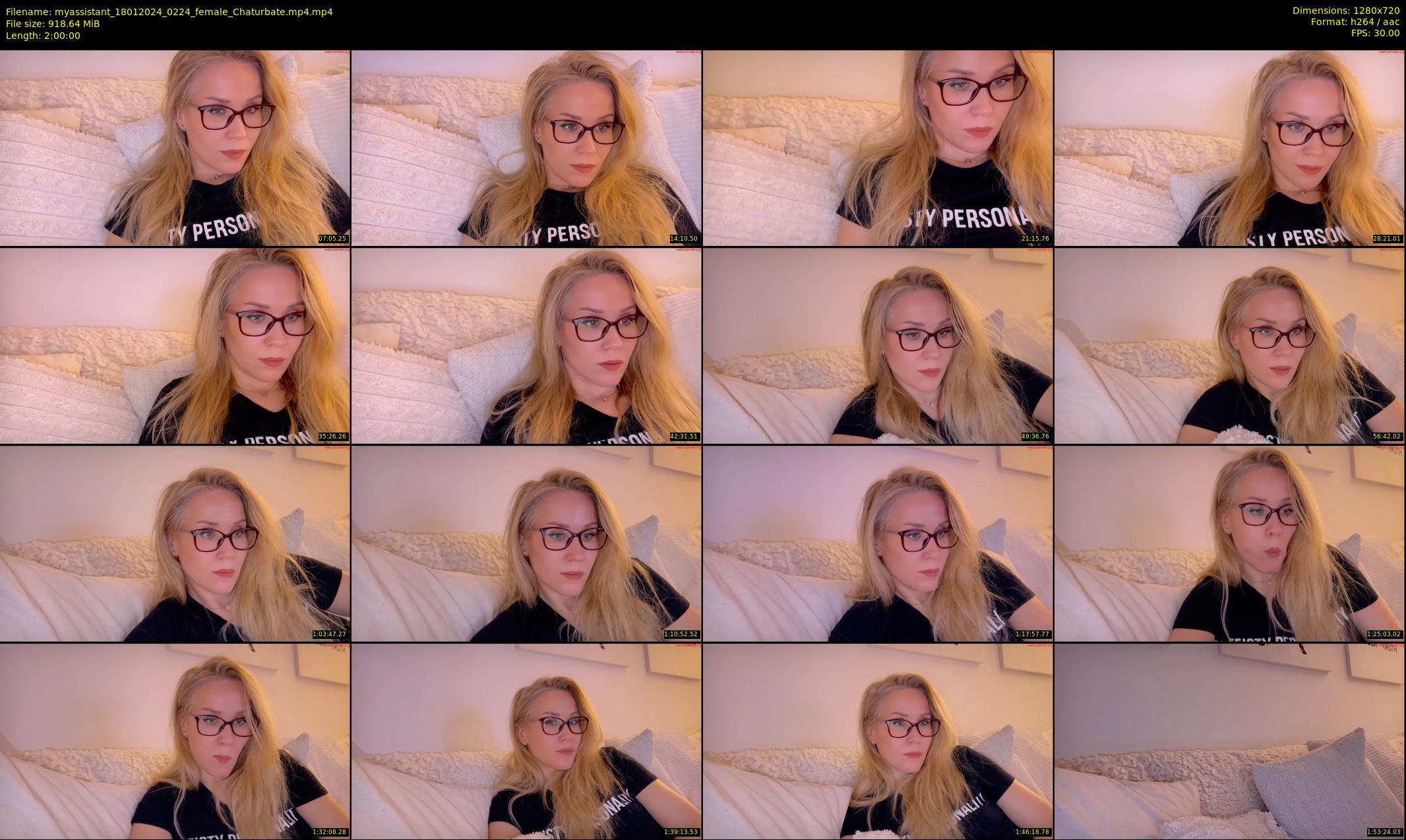 myassistant — 120 minute Chaturbate female cam show recording, 720p, Jan 18, 2024