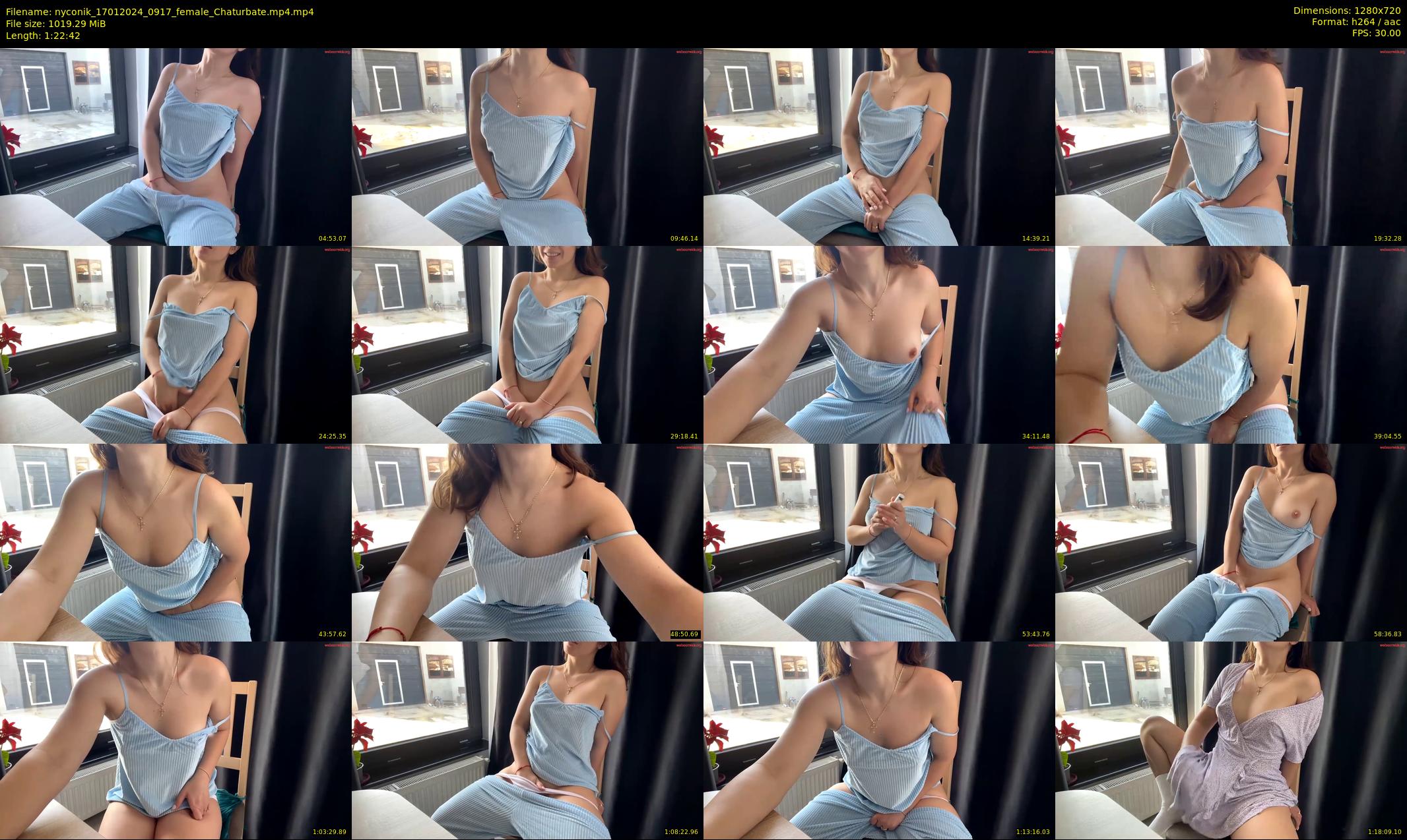 nyconik — 83 minute Chaturbate female cam show recording, 720p, Jan 17, 2024
