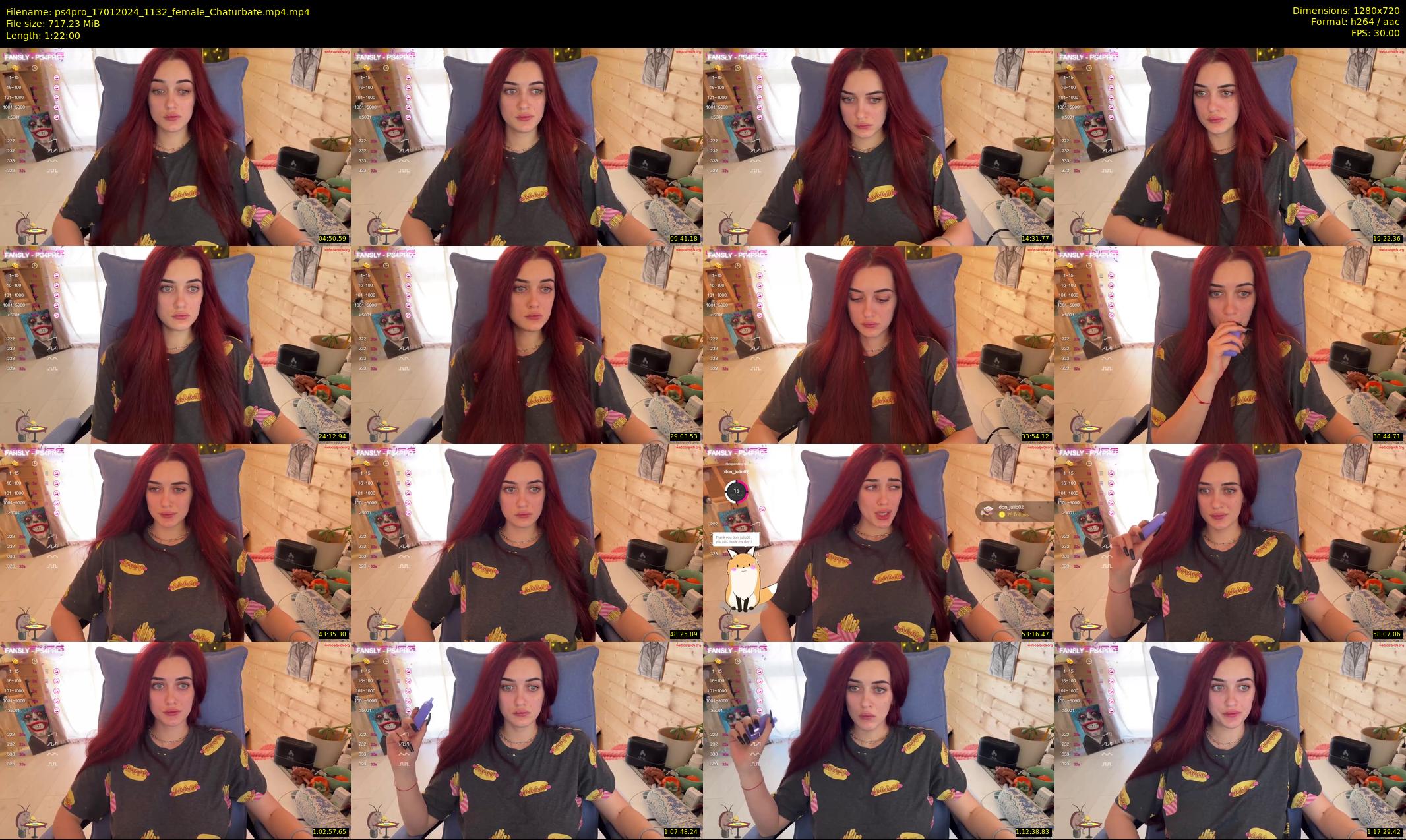 ps4pro — 82 minute Chaturbate female cam show recording, 720p, Jan 17, 2024