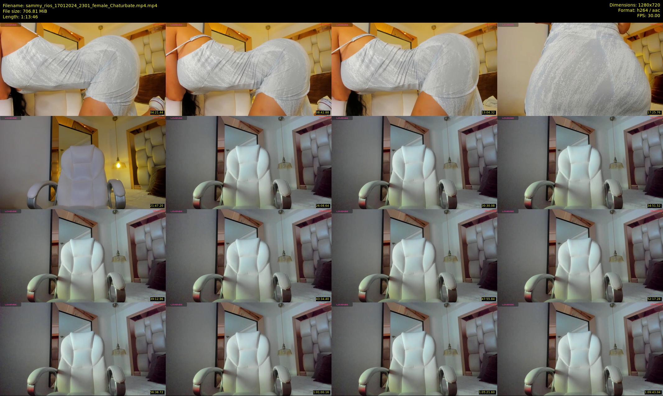 sammy_rios — 74 minute Chaturbate female cam show recording, 720p, Jan 17, 2024