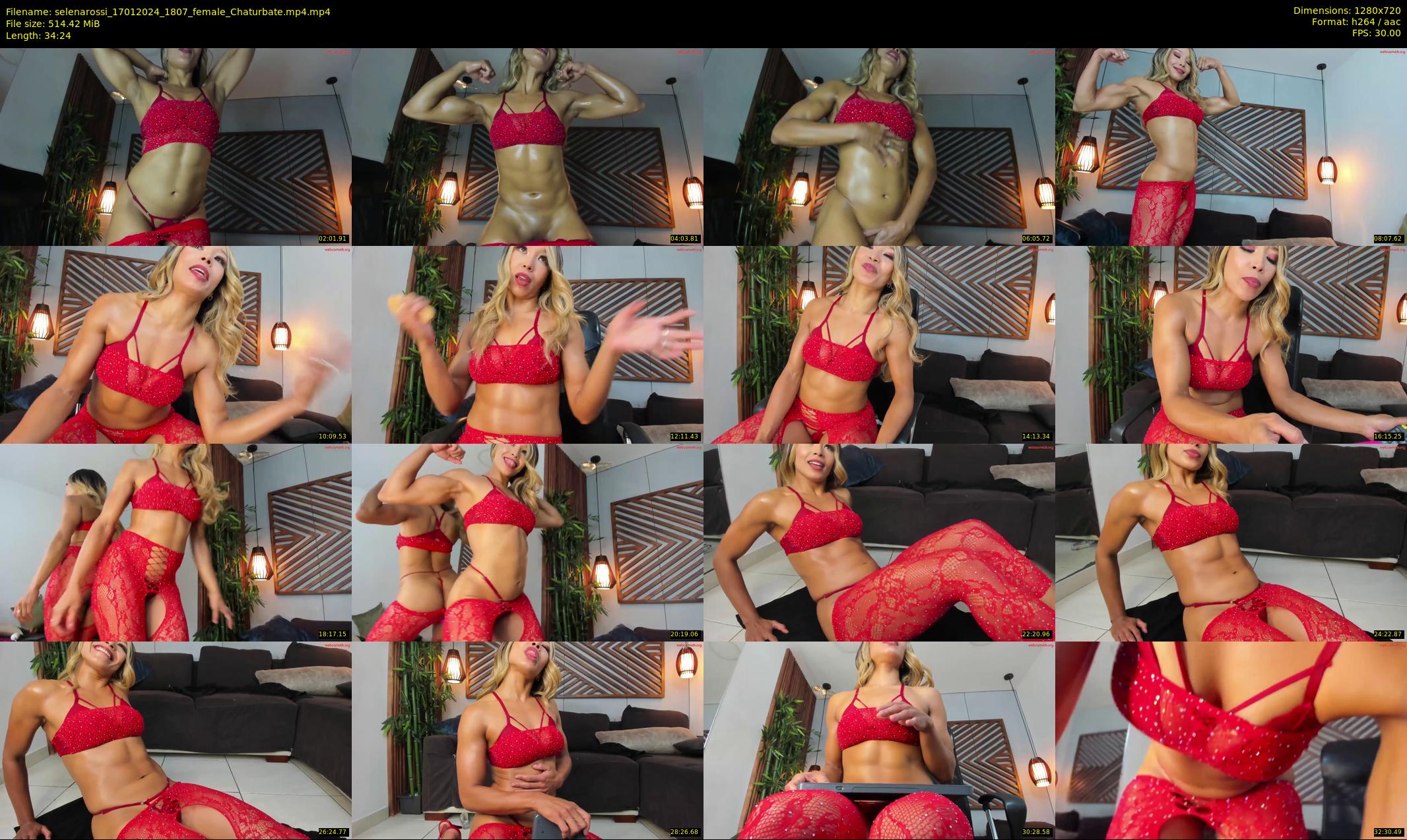 selenarossi — 35 minute Chaturbate female cam show recording, 720p, Jan 17, 2024