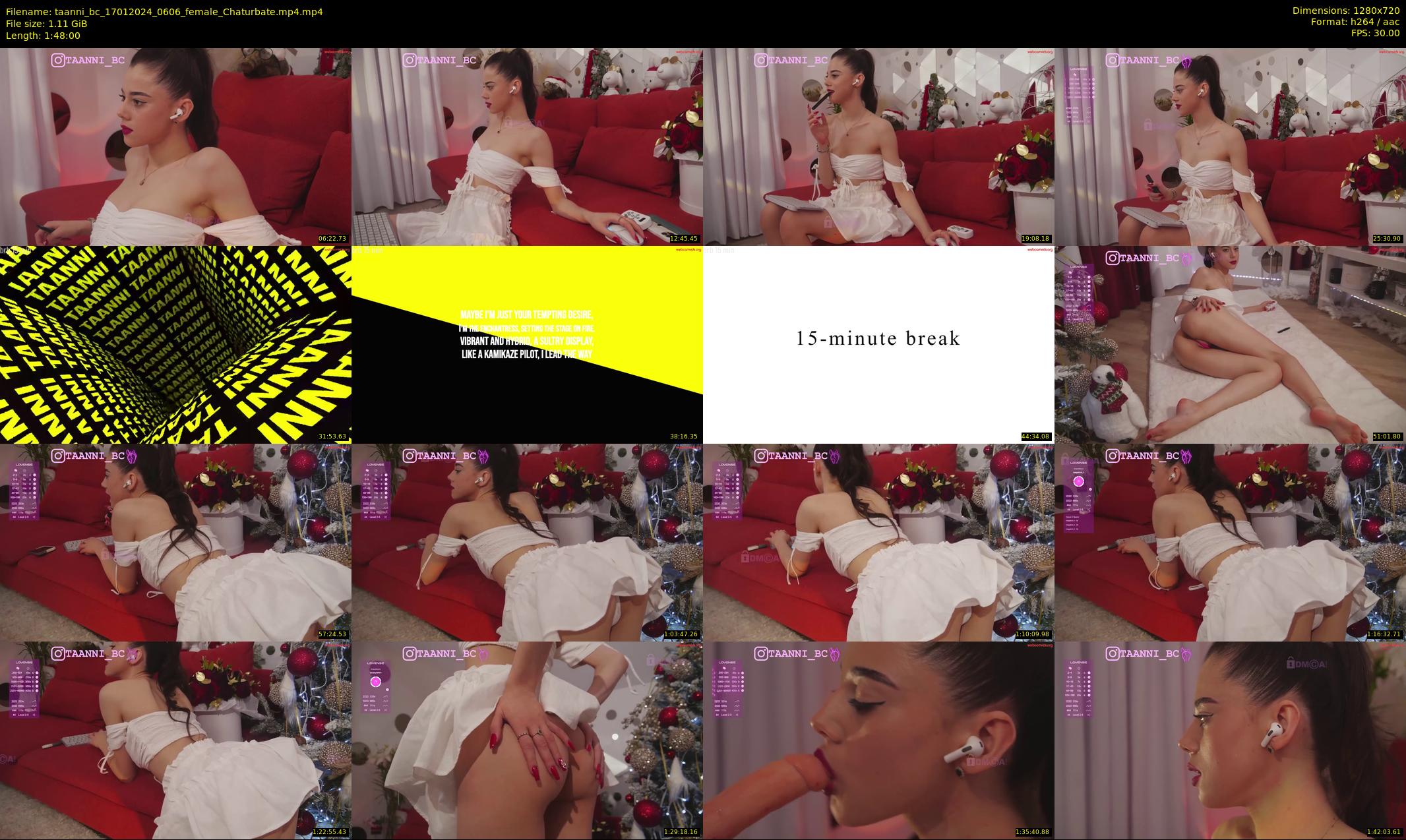 taanni_bc — 108 minute Chaturbate female cam show recording, 720p, Jan 17, 2024