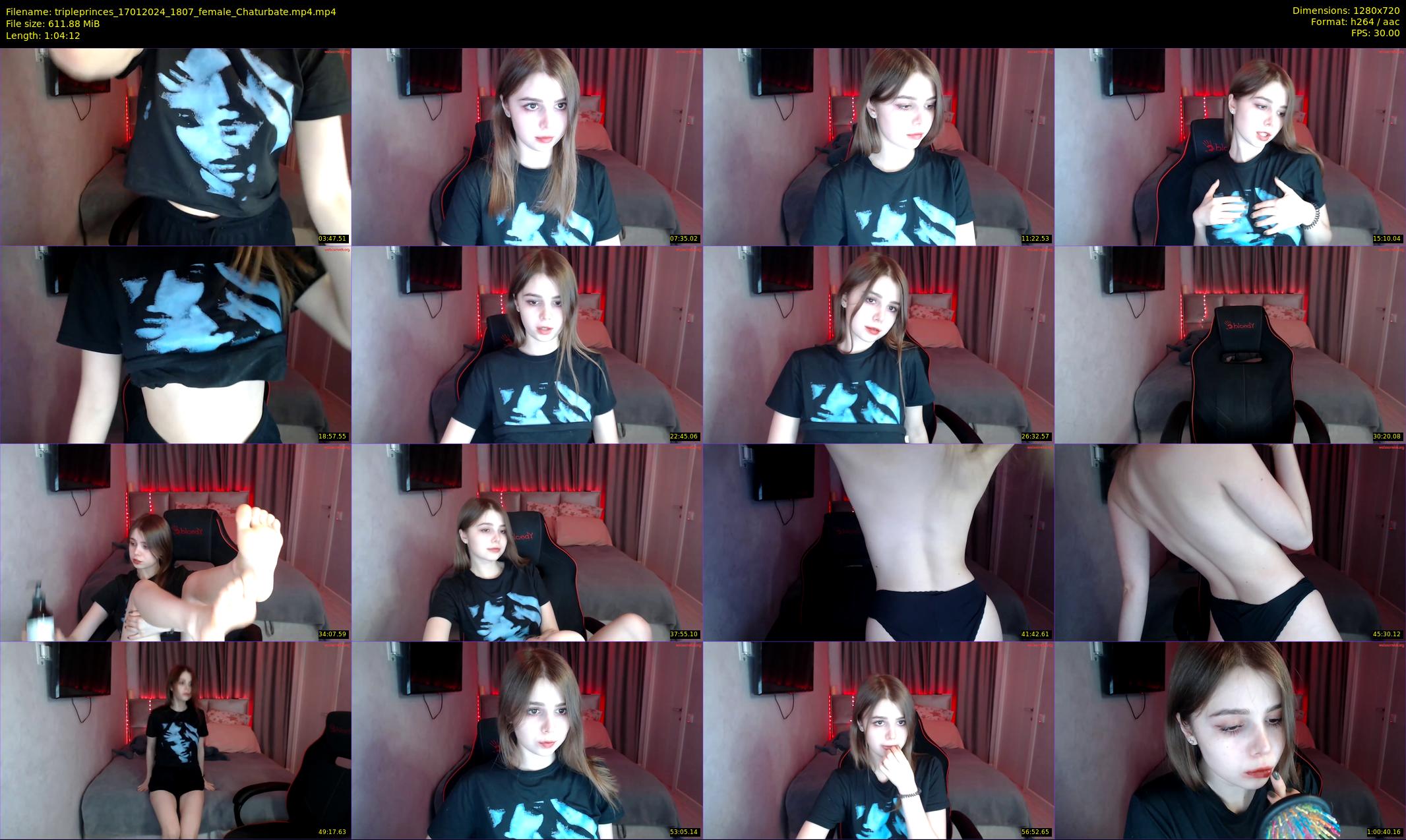 tripleprinces — 65 minute Chaturbate female cam show recording, 720p, Jan 17, 2024