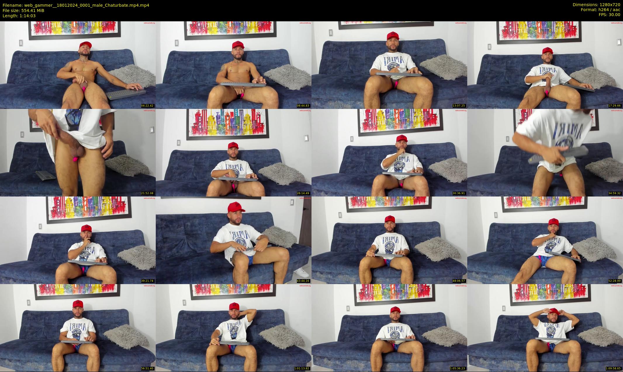 web_gammer_ — 75 minute Chaturbate male cam show recording, 720p, Jan 18, 2024