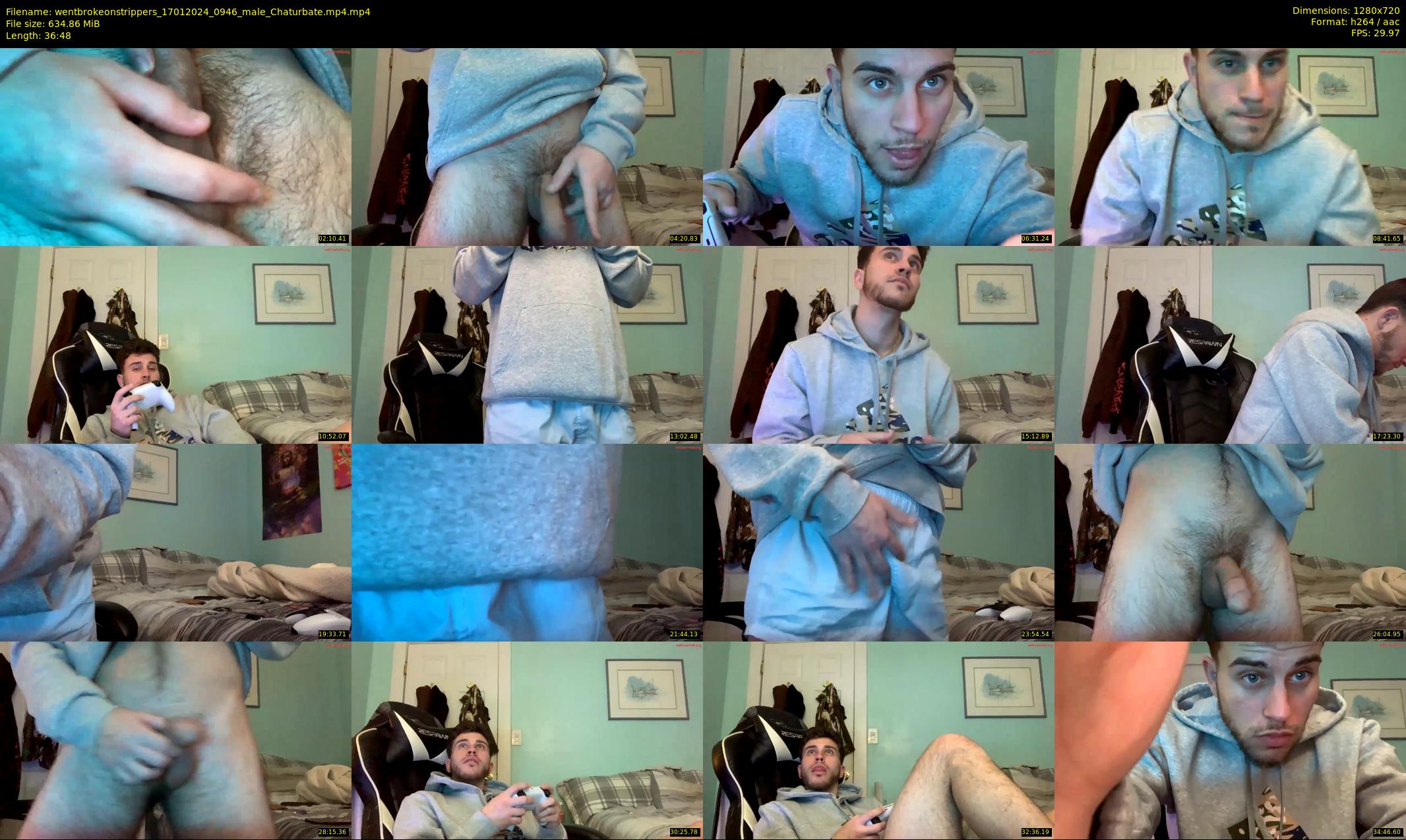 wentbrokeonstrippers — 37 minute Chaturbate male cam show recording, 720p, Jan 17, 2024