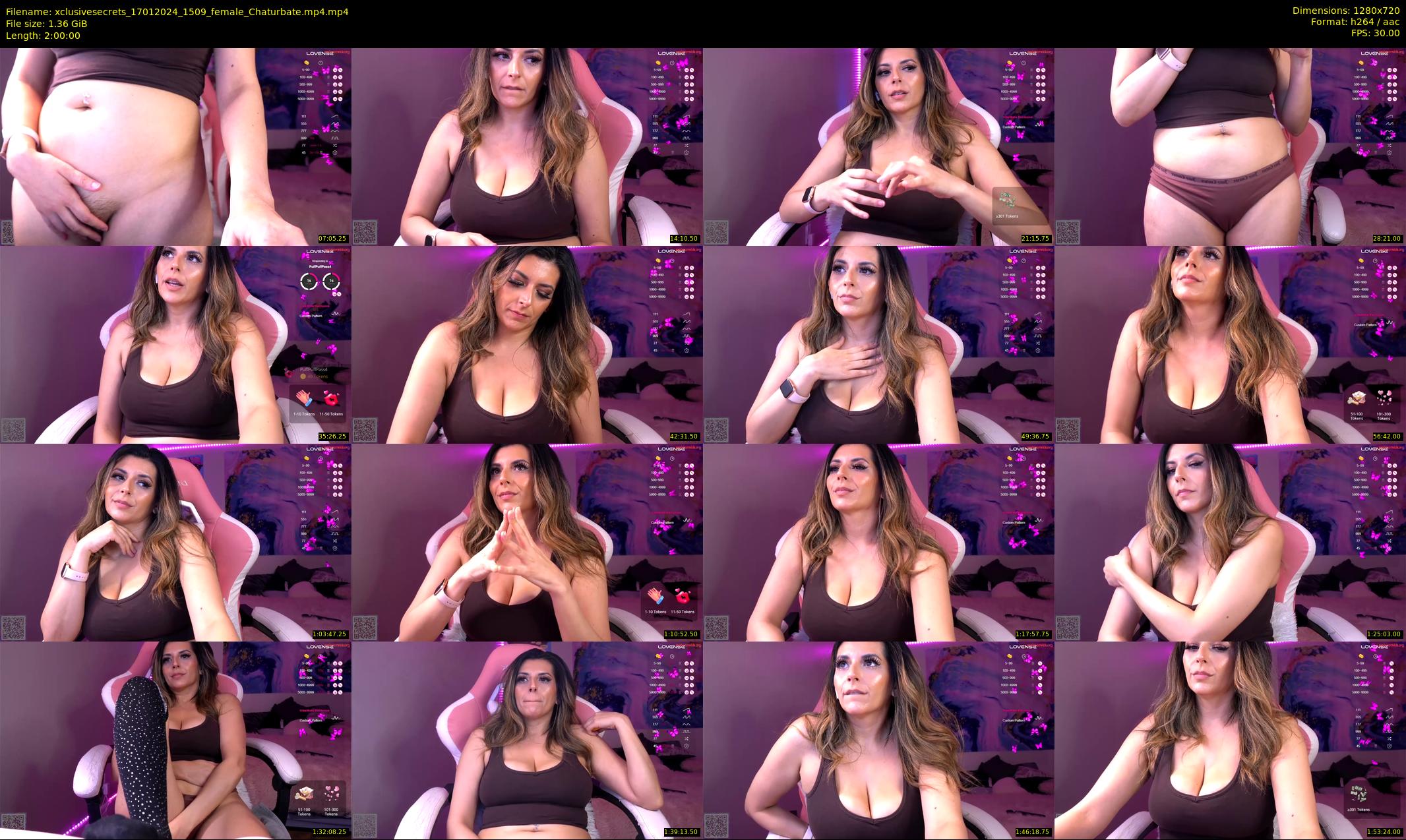 xclusivesecrets — 120 minute Chaturbate female cam show recording, 720p, Jan 17, 2024