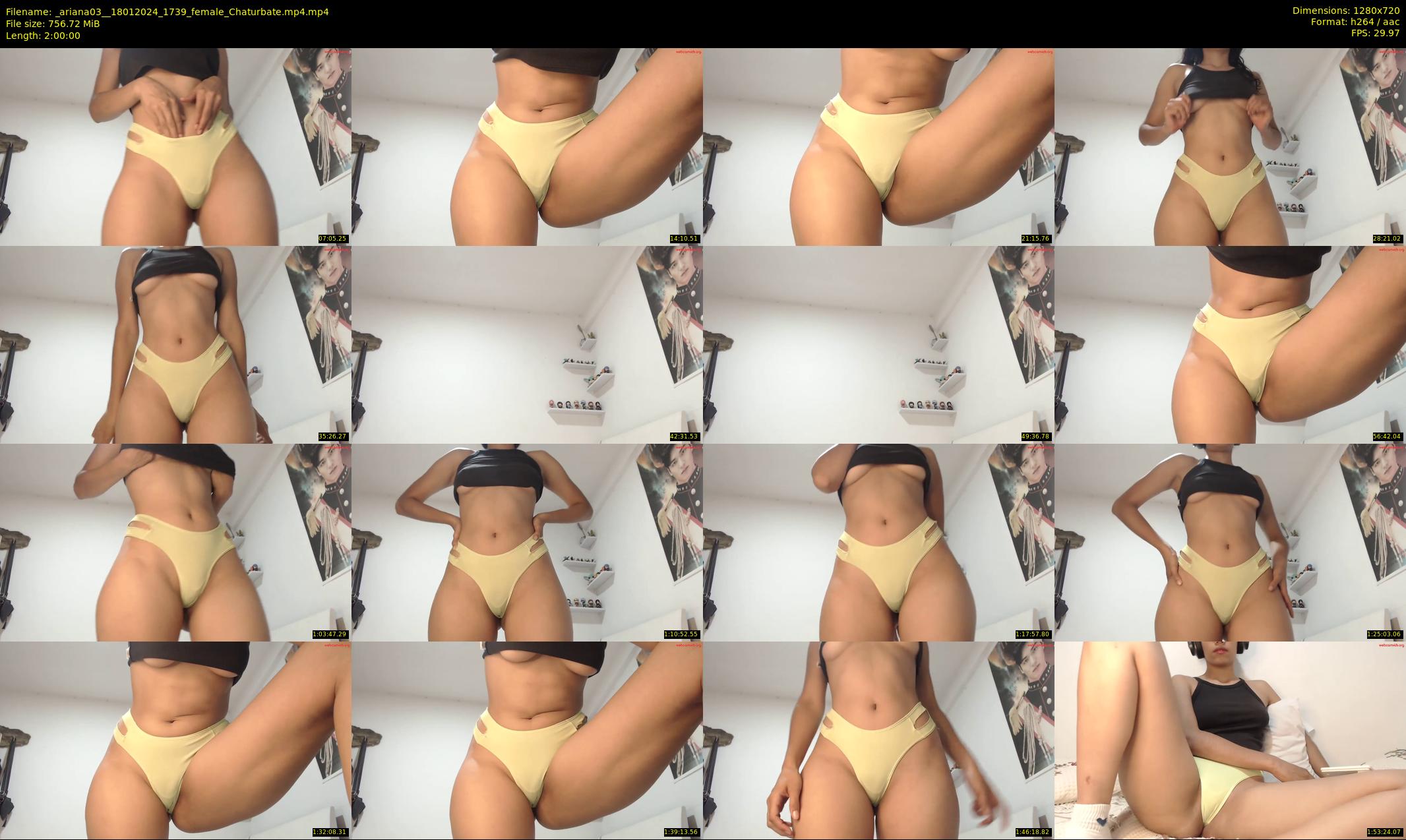 _ariana03_ — 120 minute Chaturbate female cam show recording, 720p, Jan 18, 2024