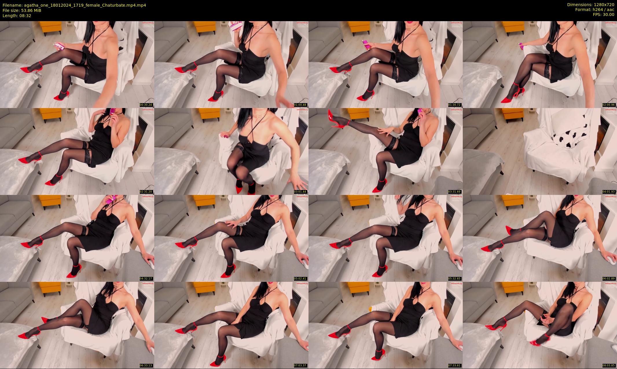 agatha_one — 9 minute Chaturbate female cam show recording, 720p, Jan 18, 2024
