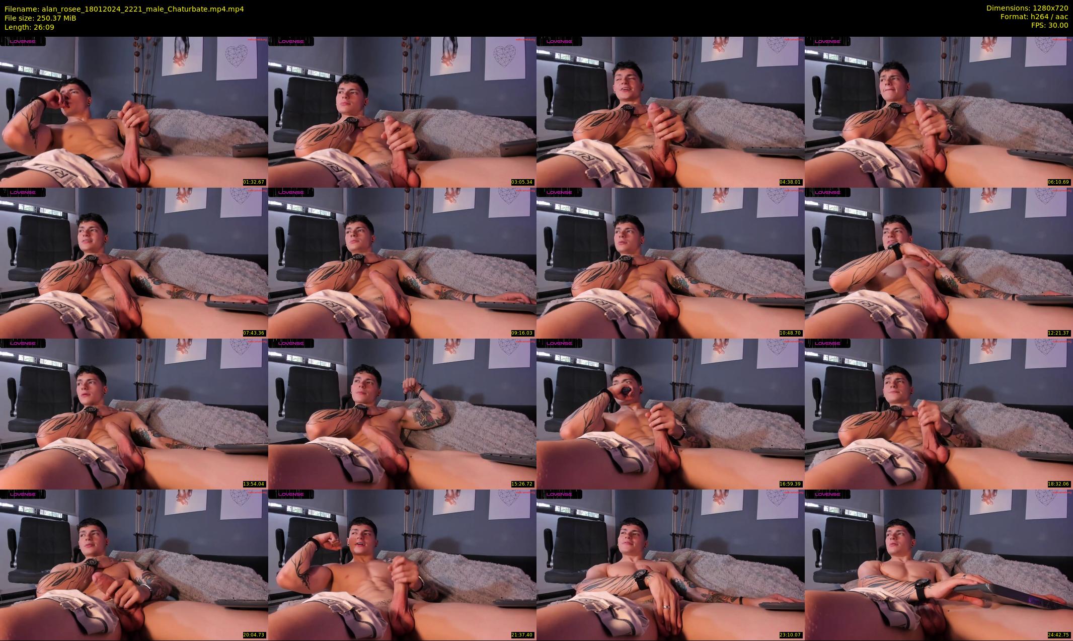 alan_rosee — 27 minute Chaturbate male cam show recording, 720p, Jan 18, 2024