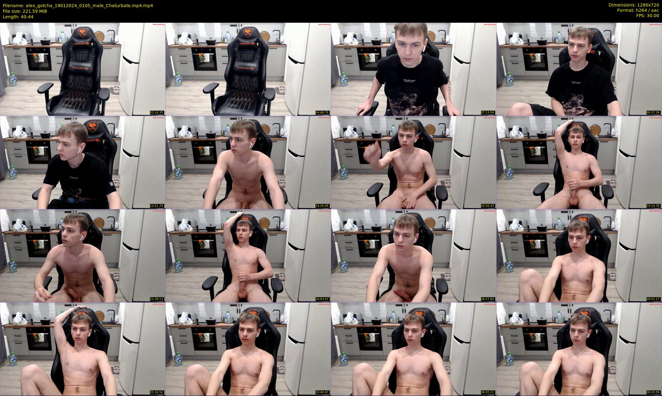 alex_gotcha — 41 minute Chaturbate male cam show recording, 720p, Jan 19, 2024