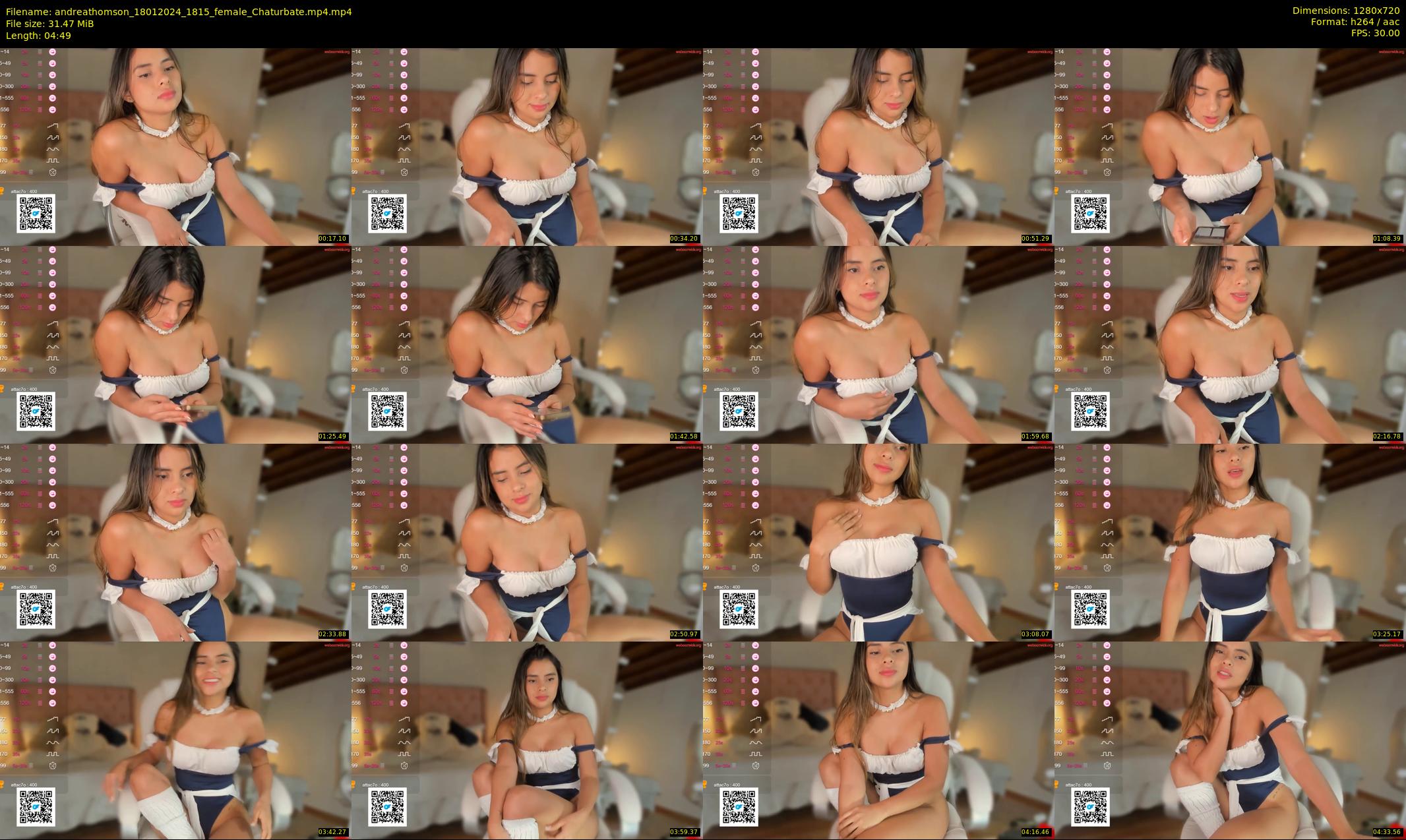 andreathomson — 5 minute Chaturbate female cam show recording, 720p, Jan 18, 2024