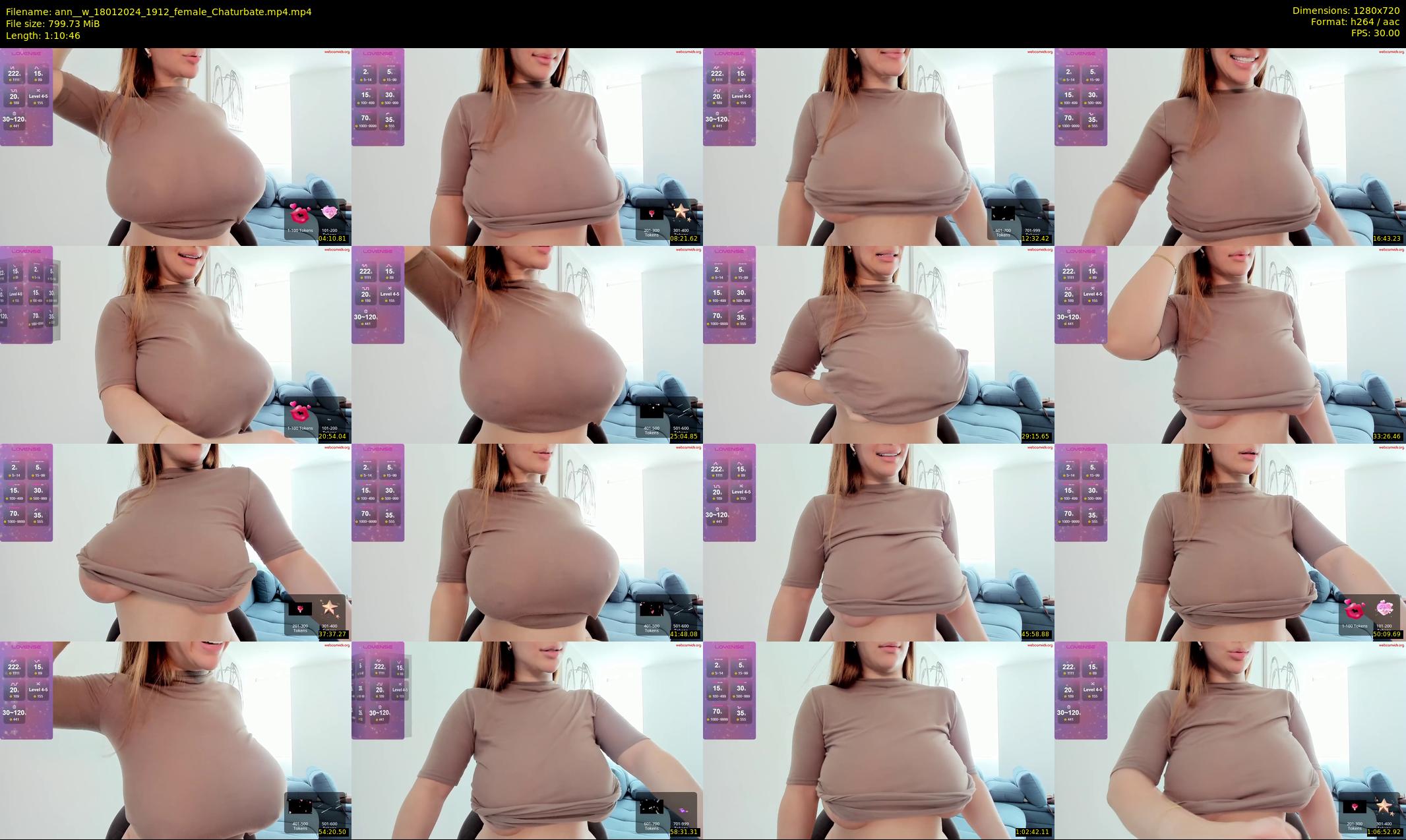 ann__w — 71 minute Chaturbate female cam show recording, 720p, Jan 18, 2024