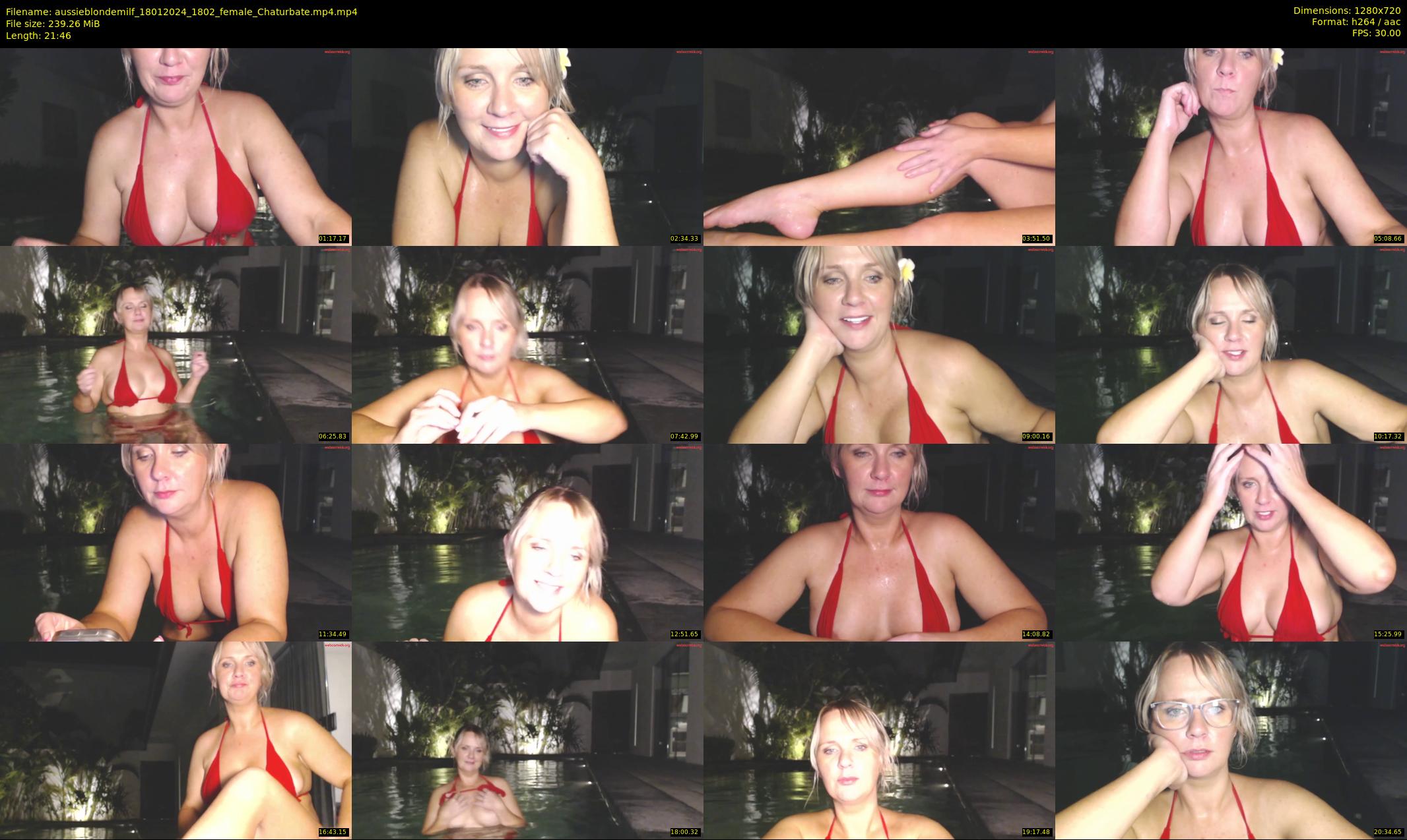 aussieblondemilf — 22 minute Chaturbate female cam show recording, 720p, Jan 18, 2024