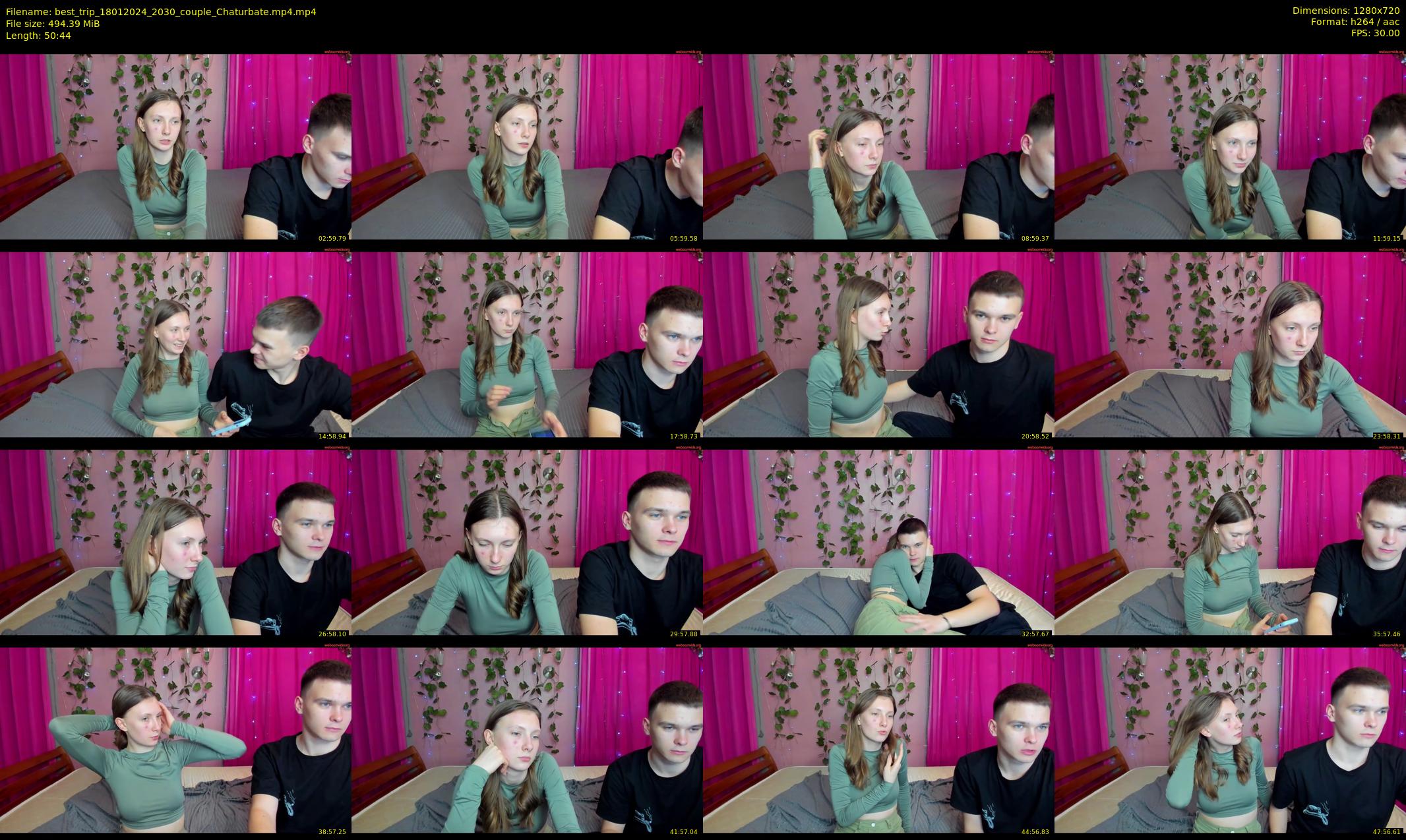 best_trip — 51 minute Chaturbate couple cam show recording, 720p, Jan 18, 2024