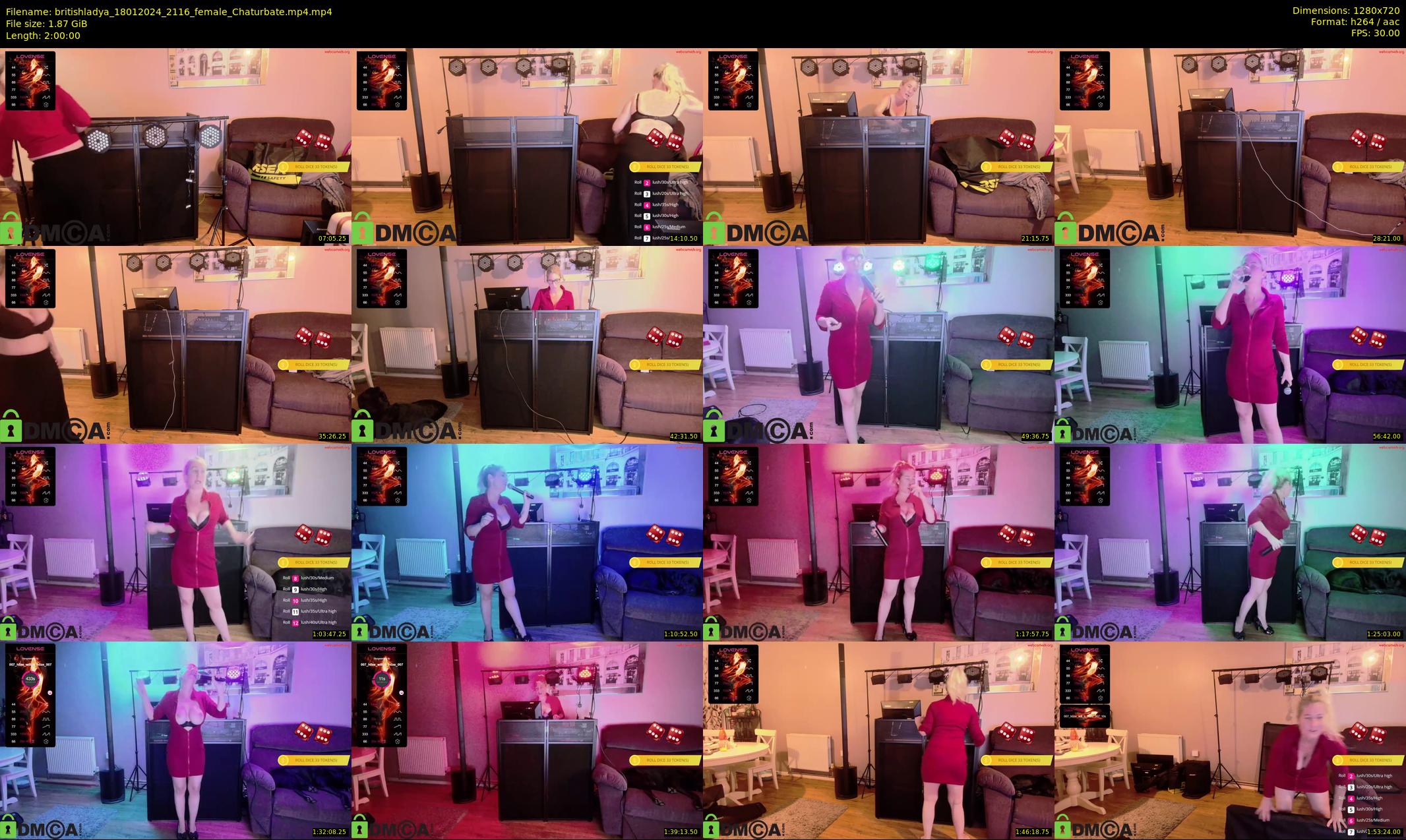 britishladya — 120 minute Chaturbate female cam show recording, 720p, Jan 18, 2024