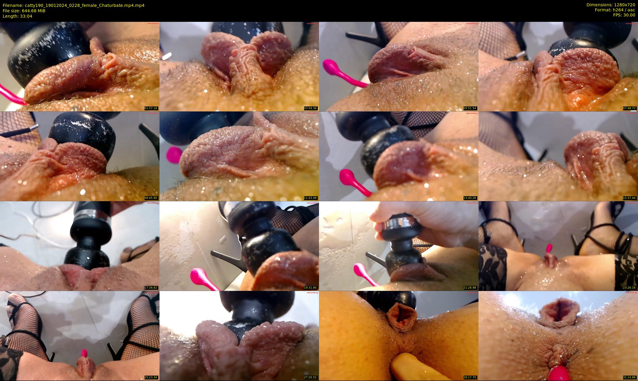 catty190 — 34 minute Chaturbate female cam show recording, 720p, Jan 19, 2024