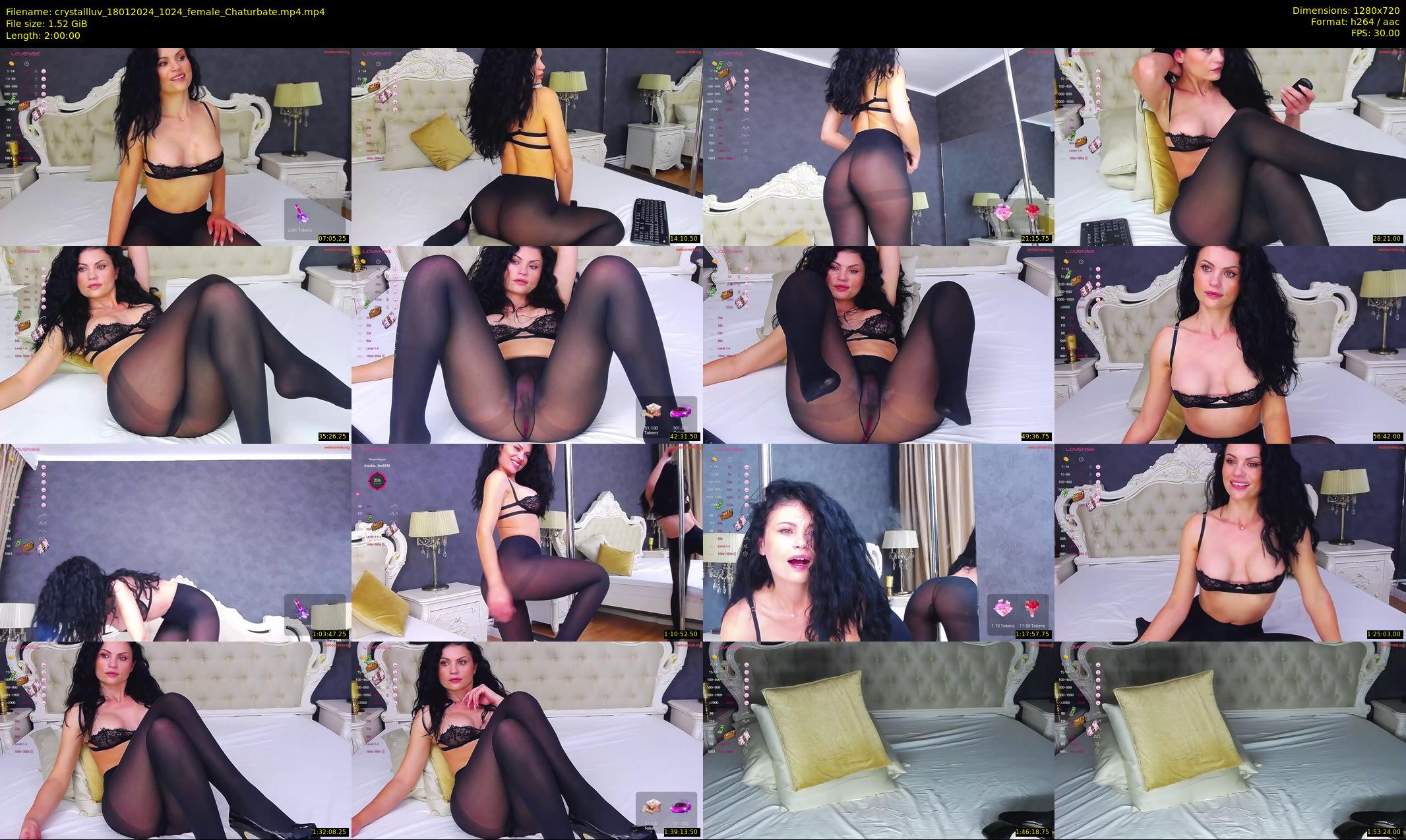 crystallluv — 120 minute Chaturbate female cam show recording, 720p, Jan 18, 2024