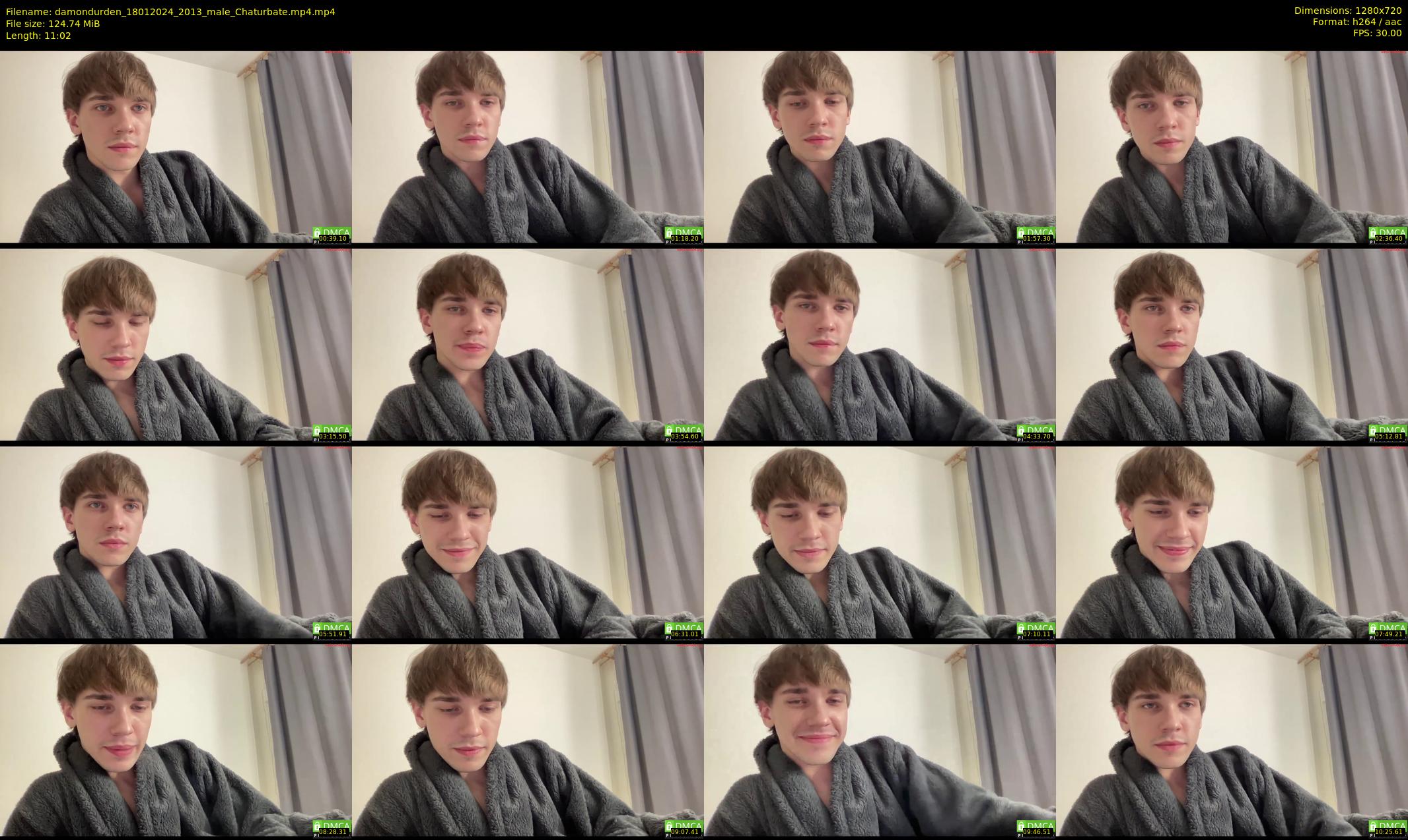 damondurden — 12 minute Chaturbate male cam show recording, 720p, Jan 18, 2024