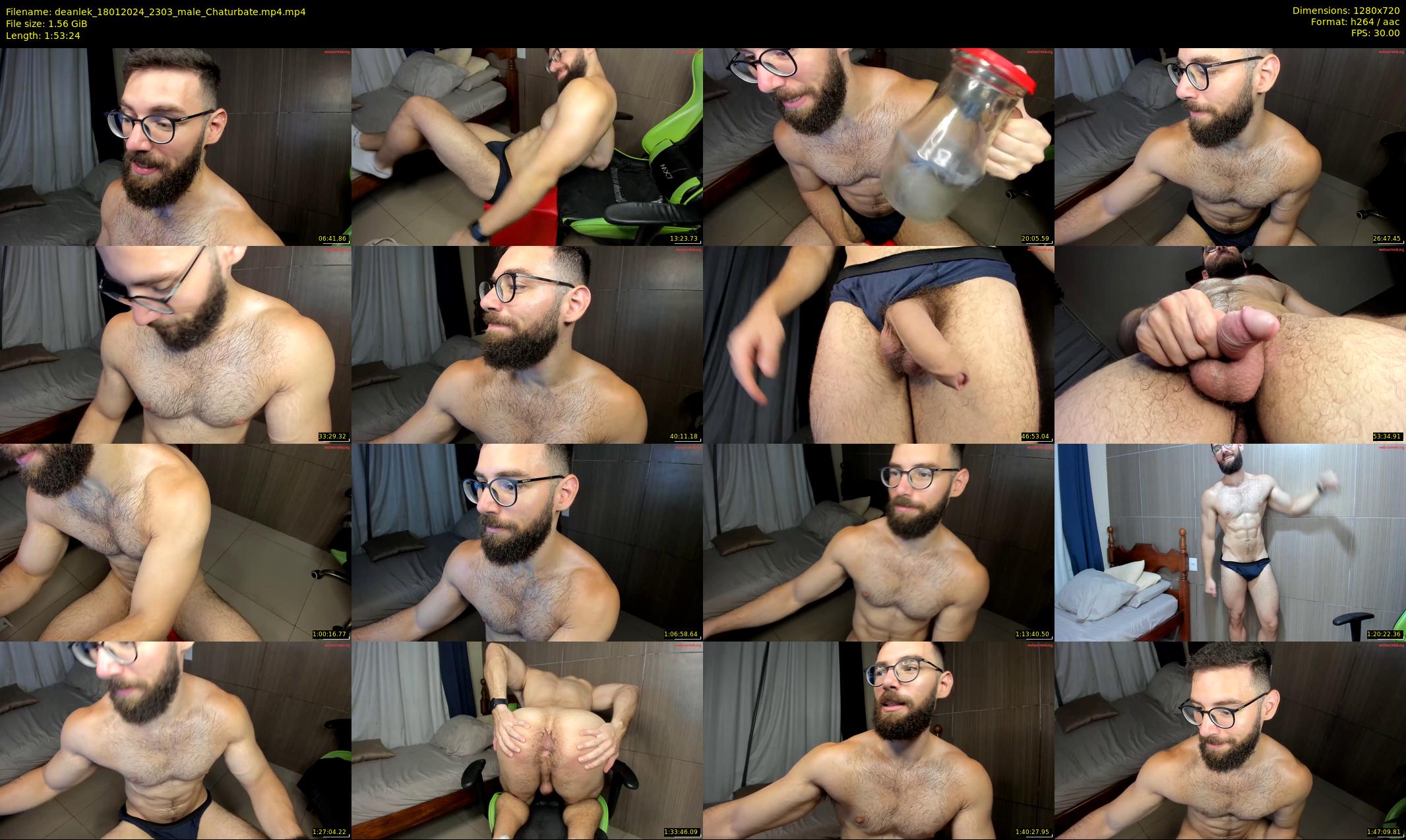 deanlek — 114 minute Chaturbate male cam show recording, 720p, Jan 18, 2024