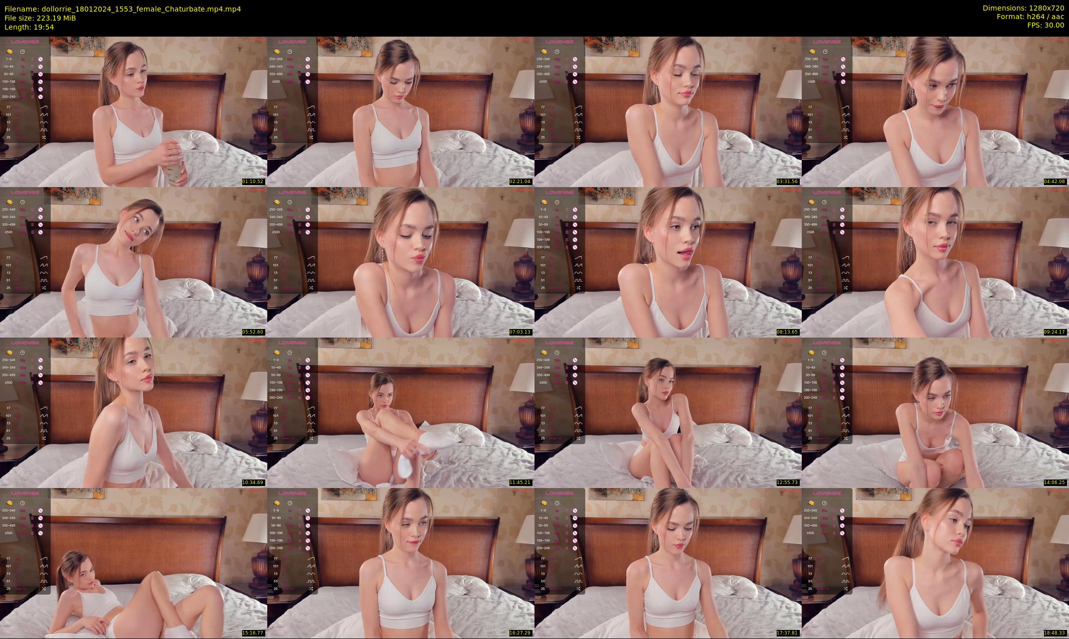 dollorrie — 20 minute Chaturbate couple cam show recording, 720p, Jan 18, 2024