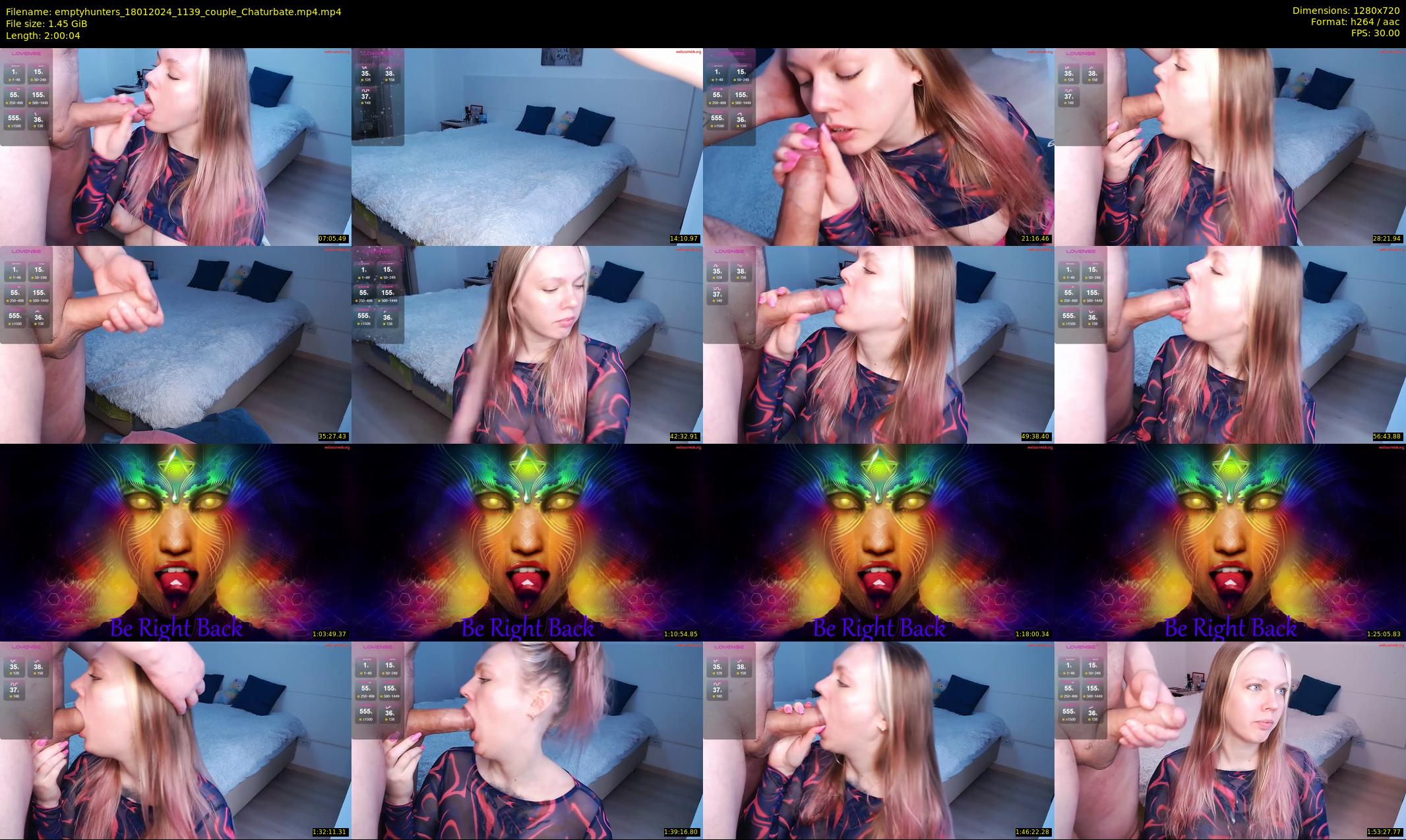 emptyhunters — 121 minute Chaturbate couple cam show recording, 720p, Jan 18, 2024