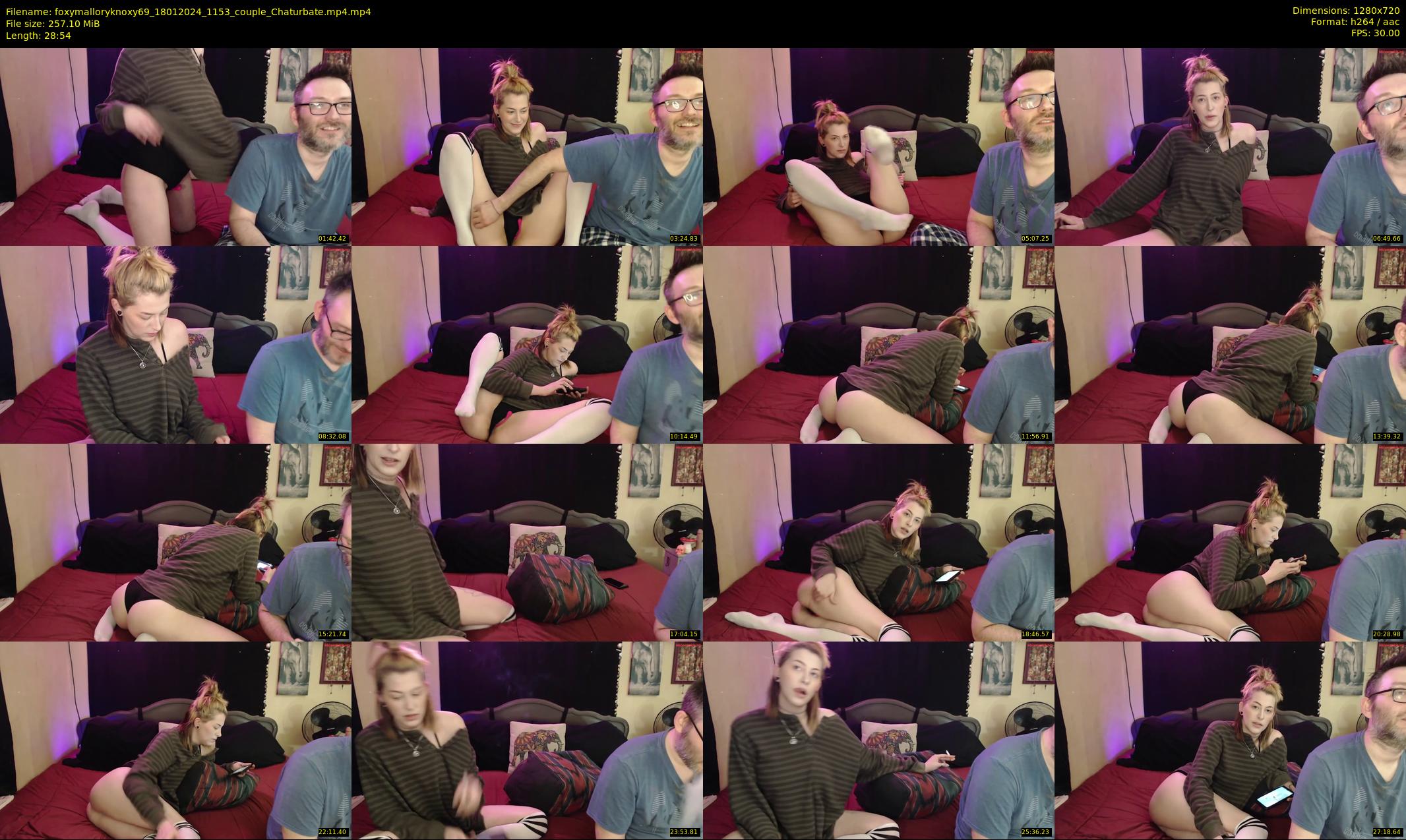 foxymalloryknoxy69 — 29 minute Chaturbate couple cam show recording, 720p, Jan 18, 2024