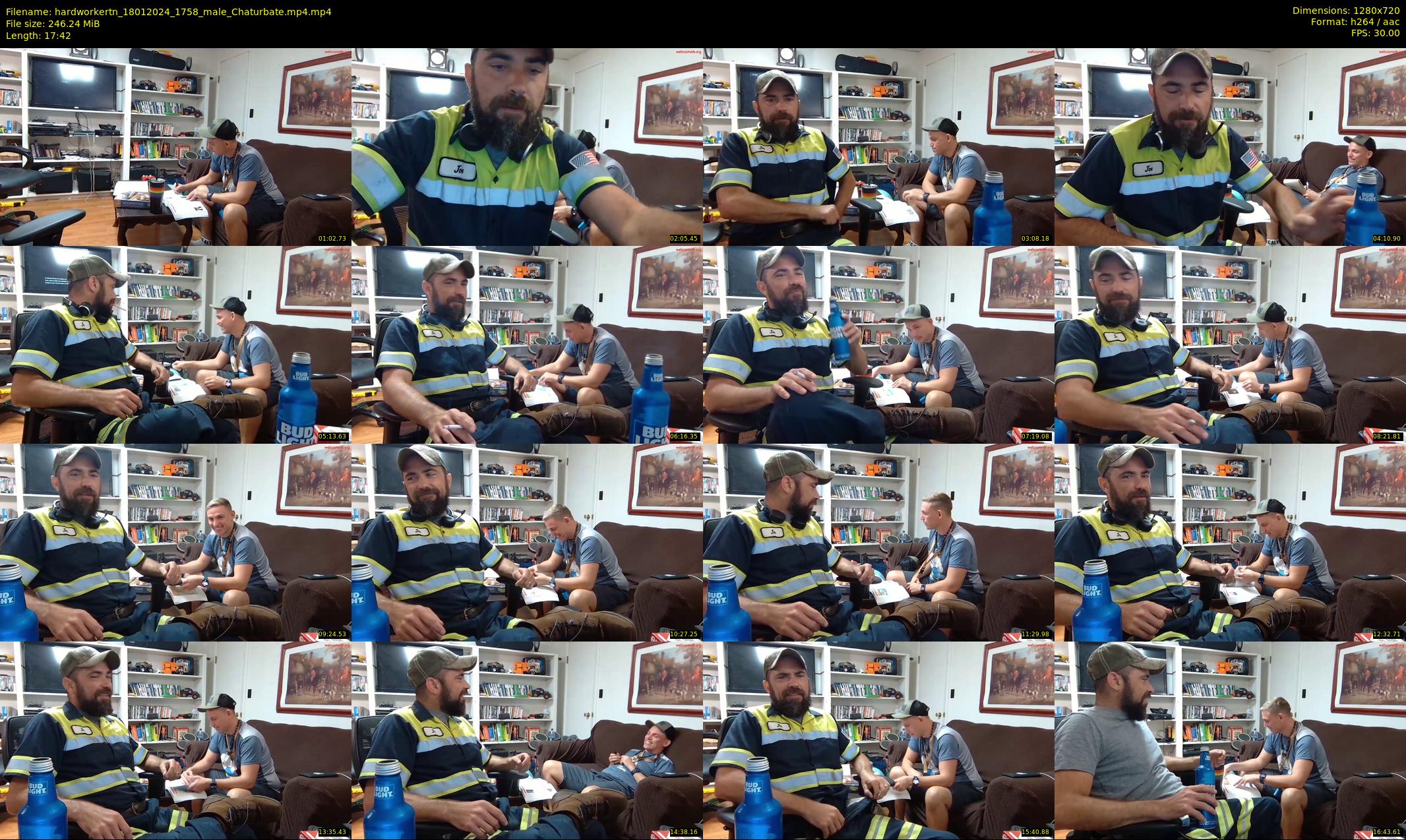hardworkertn — 18 minute Chaturbate male cam show recording, 720p, Jan 18, 2024