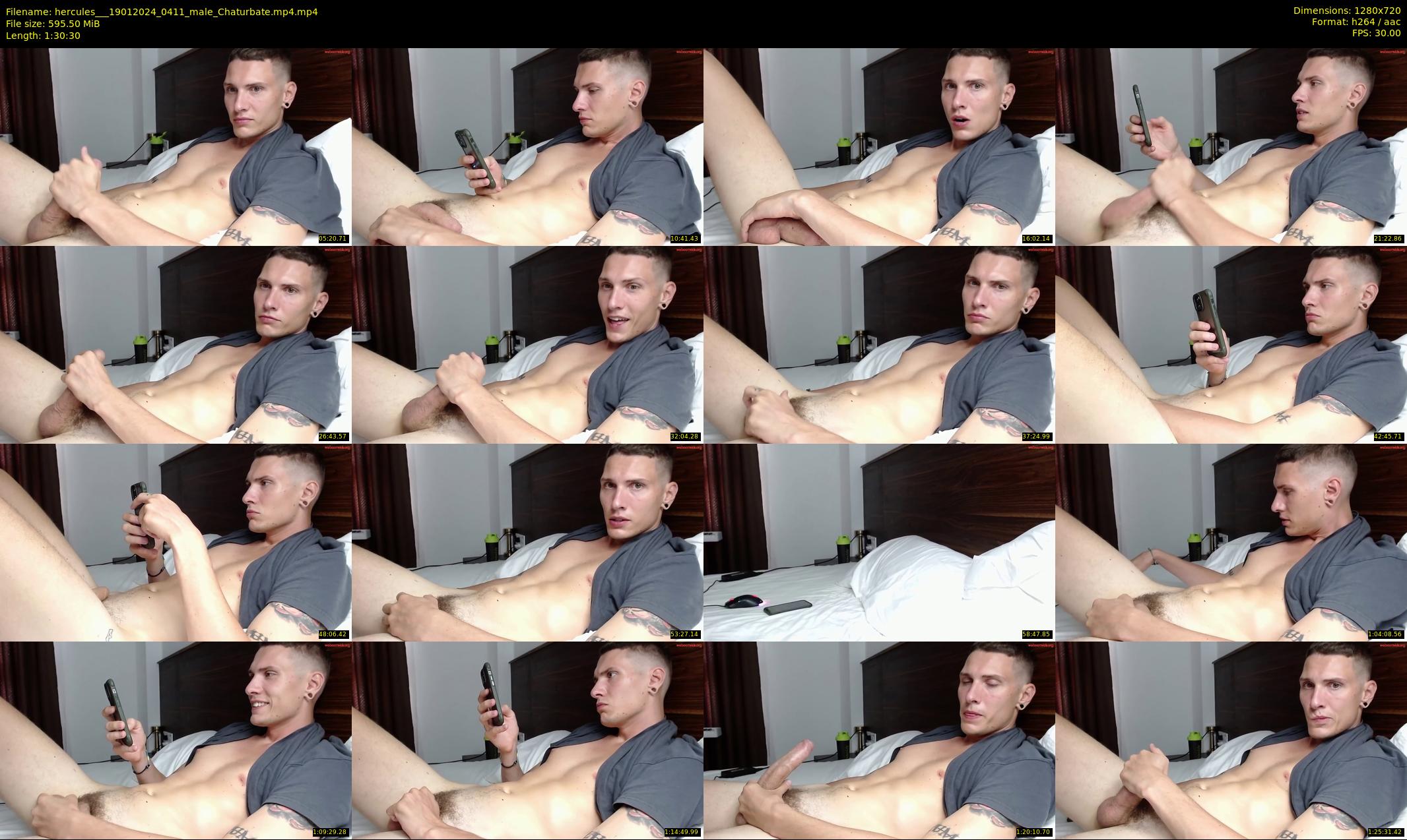 hercules__ — 91 minute Chaturbate male cam show recording, 720p, Jan 19, 2024