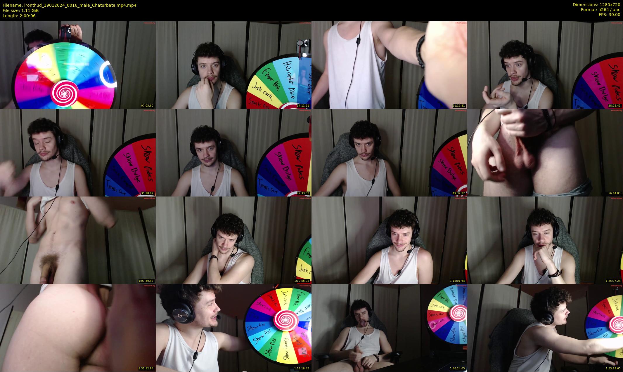 ironthud — 121 minute Chaturbate male cam show recording, 720p, Jan 19, 2024