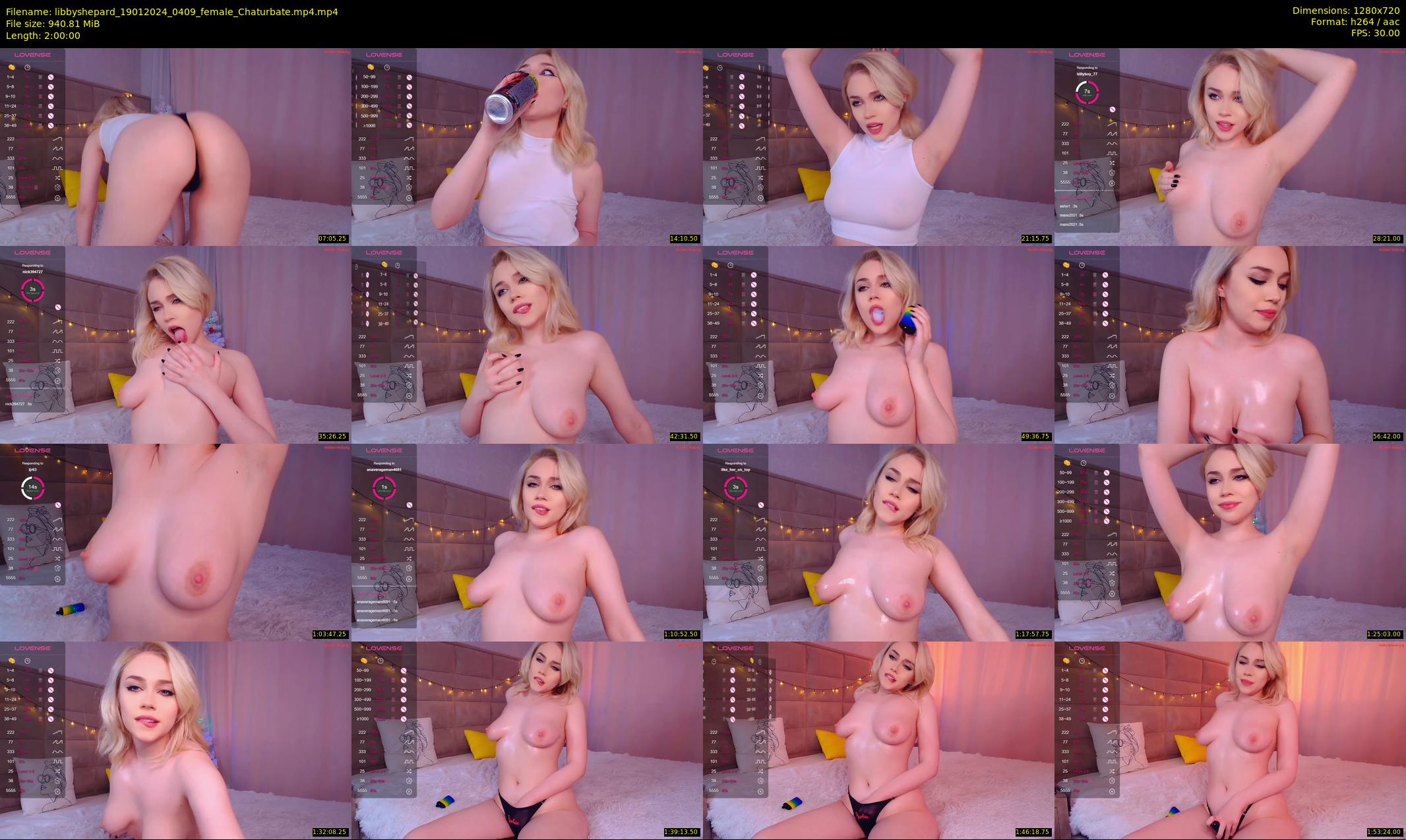 libbyshepard — 120 minute Chaturbate female cam show recording, 720p, Jan 19, 2024