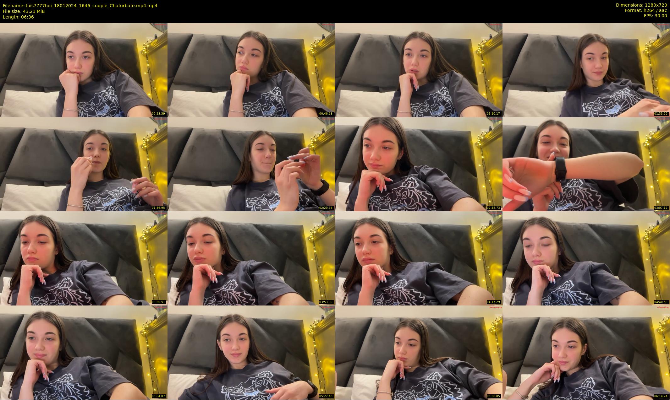luis7777hui — 7 minute Chaturbate couple cam show recording, 720p, Jan 18, 2024