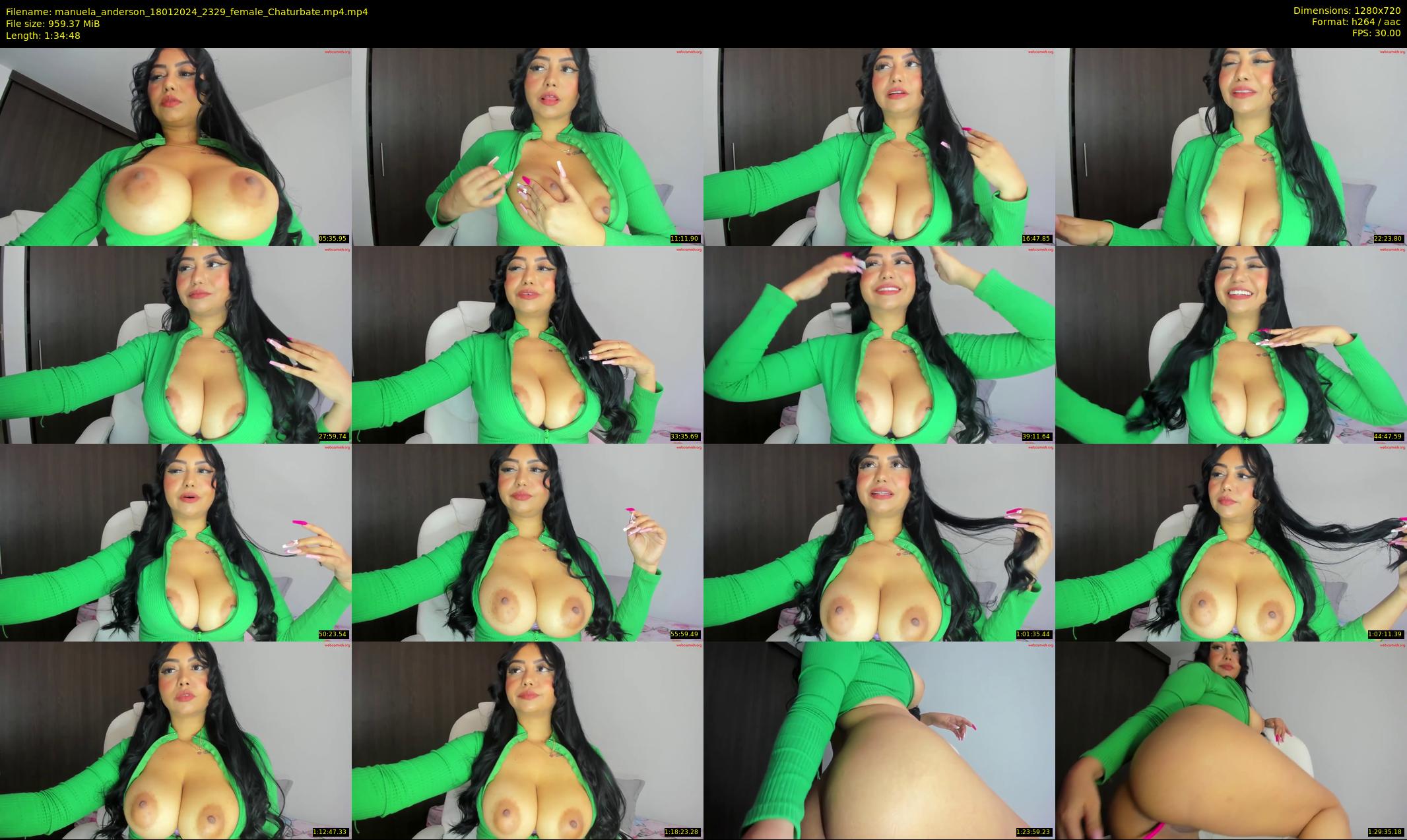 manuela_anderson — 95 minute Chaturbate female cam show recording, 720p, Jan 18, 2024