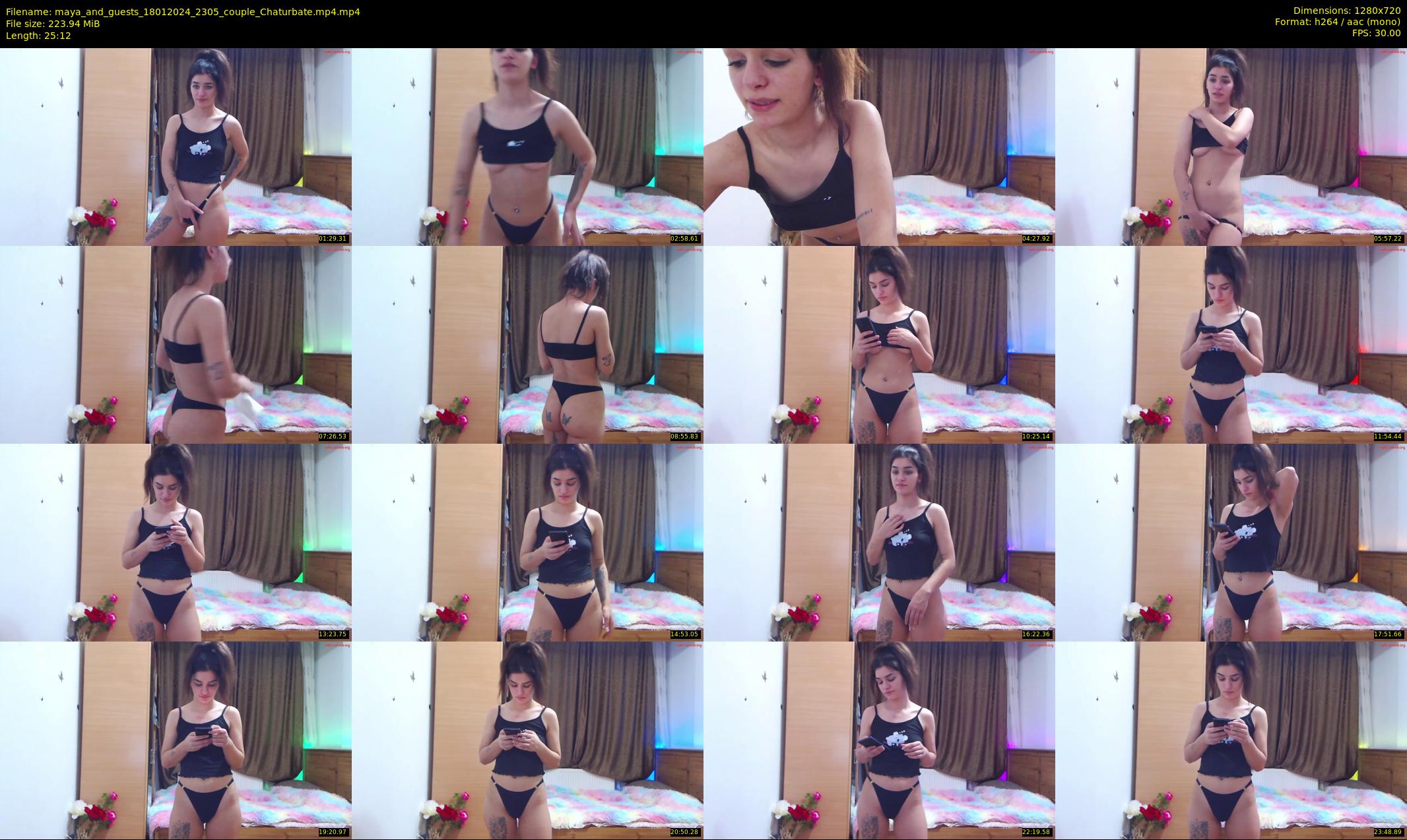 maya_and_guests — 26 minute Chaturbate couple cam show recording, 720p, Jan 18, 2024