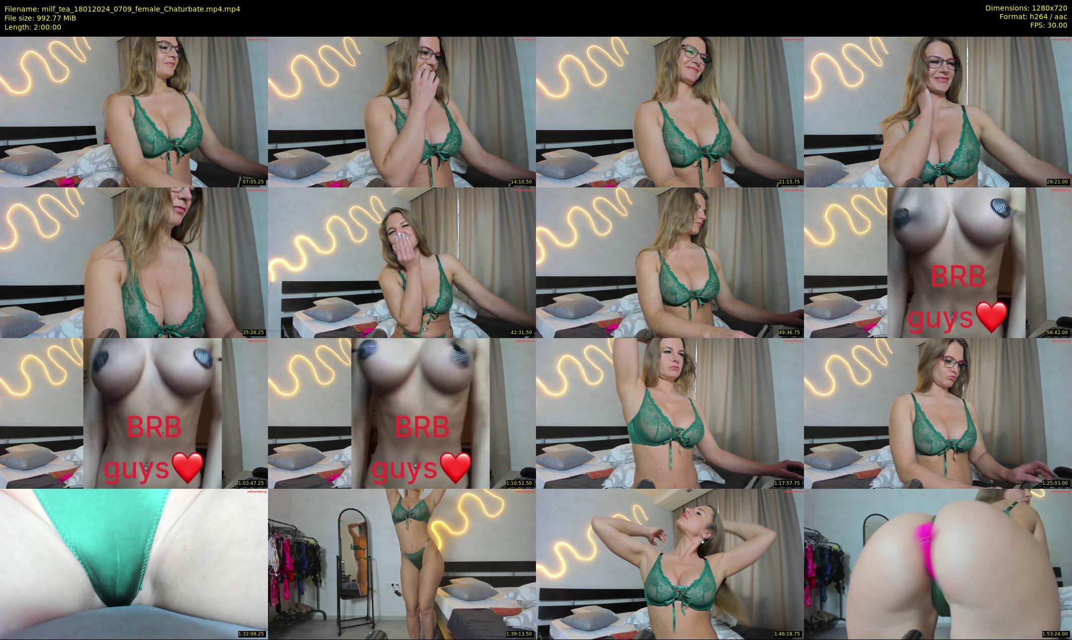 milf_tea — 120 minute Chaturbate female cam show recording, 720p, Jan 18, 2024