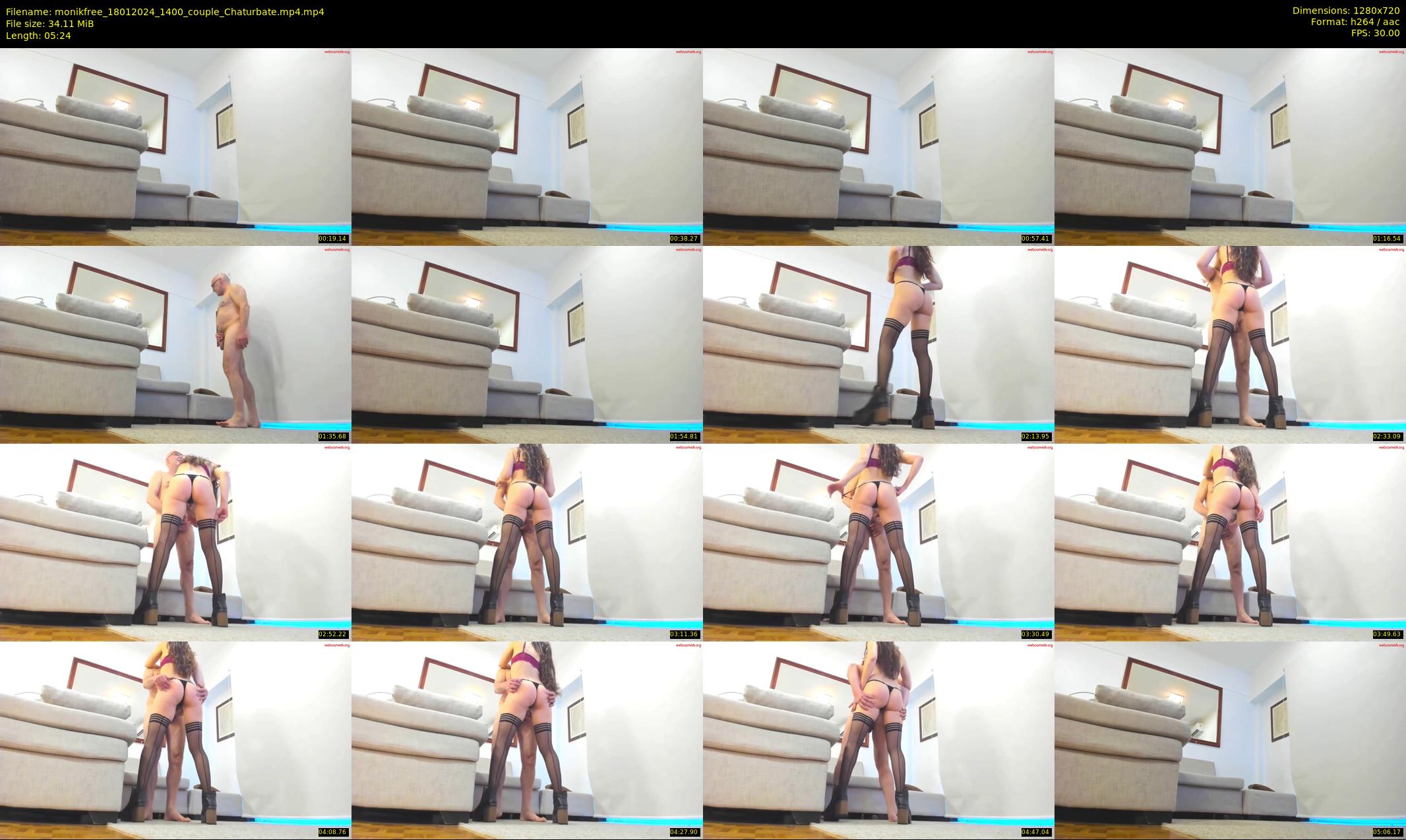 monikfree — 6 minute Chaturbate couple cam show recording, 720p, Jan 18, 2024