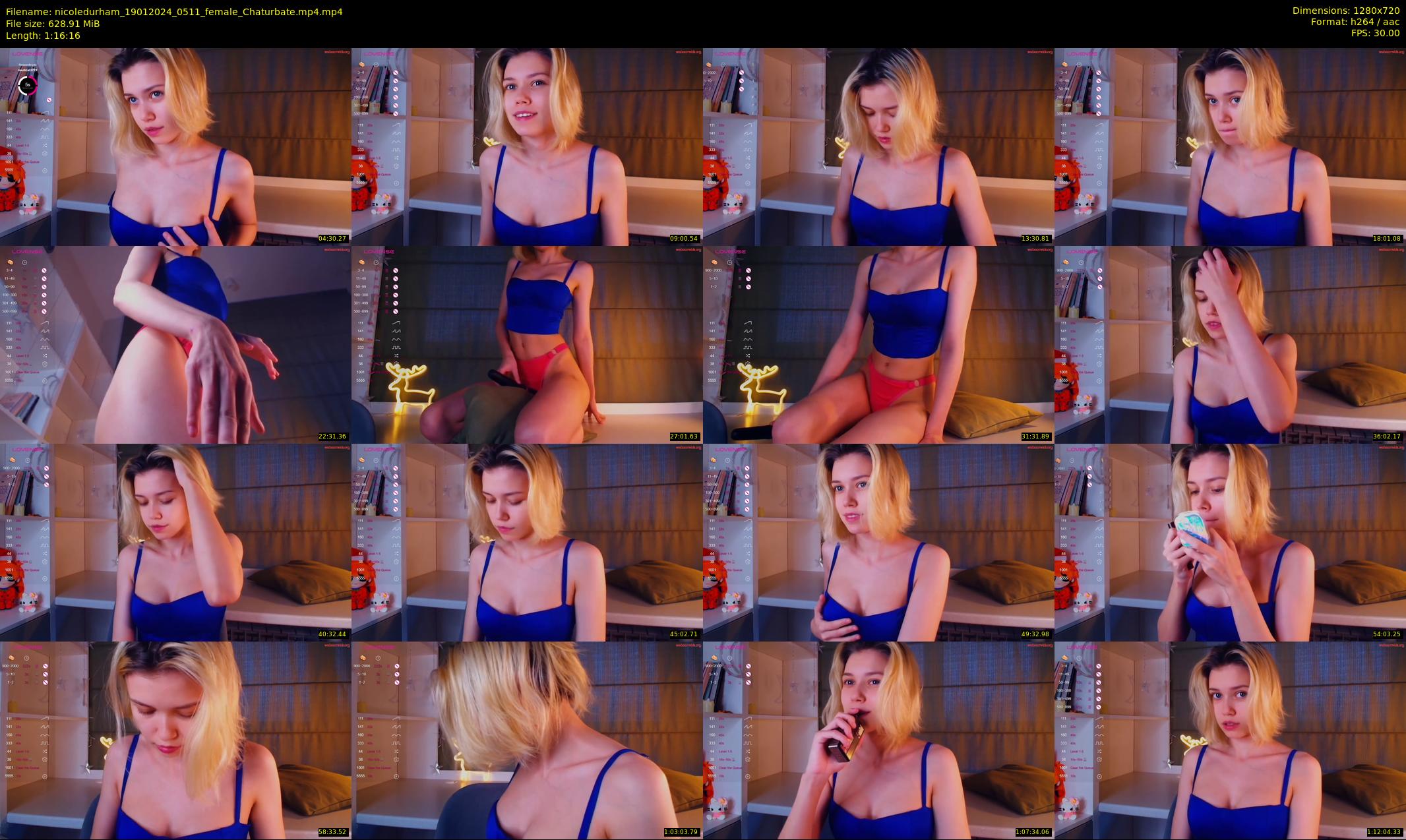 nicoledurham — 77 minute Chaturbate female cam show recording, 720p, Jan 19, 2024