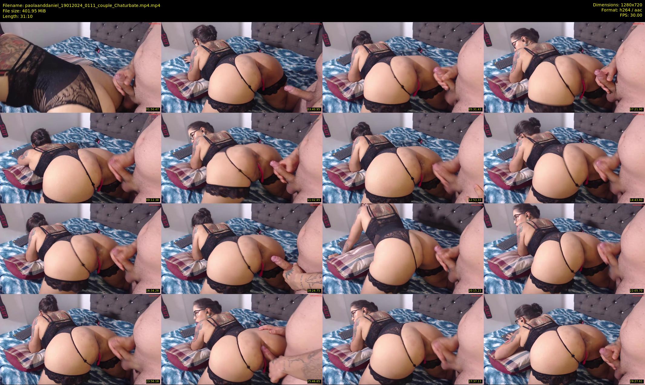paolaanddaniel — 32 minute Chaturbate couple cam show recording, 720p, Jan 19, 2024