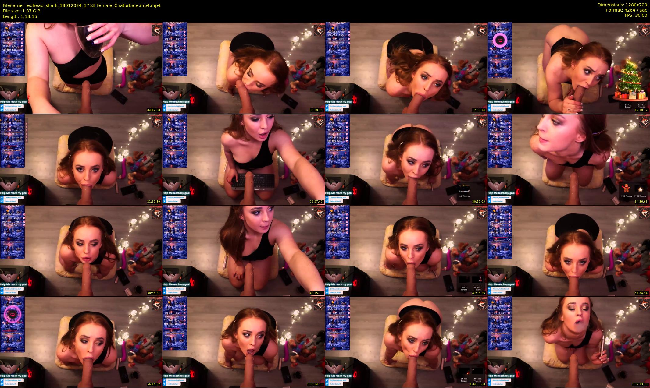redhead_shark — 74 minute Chaturbate female cam show recording, 720p, Jan 18, 2024
