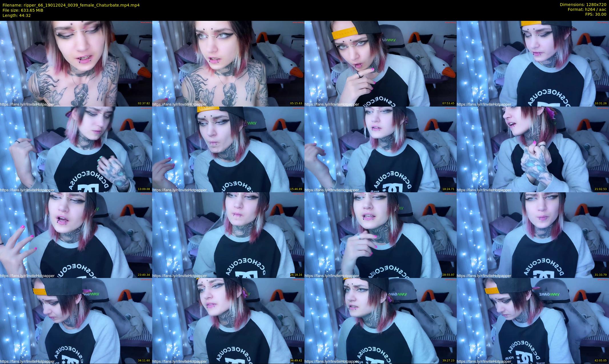 ripper_66 — 45 minute Chaturbate female cam show recording, 720p, Jan 19, 2024