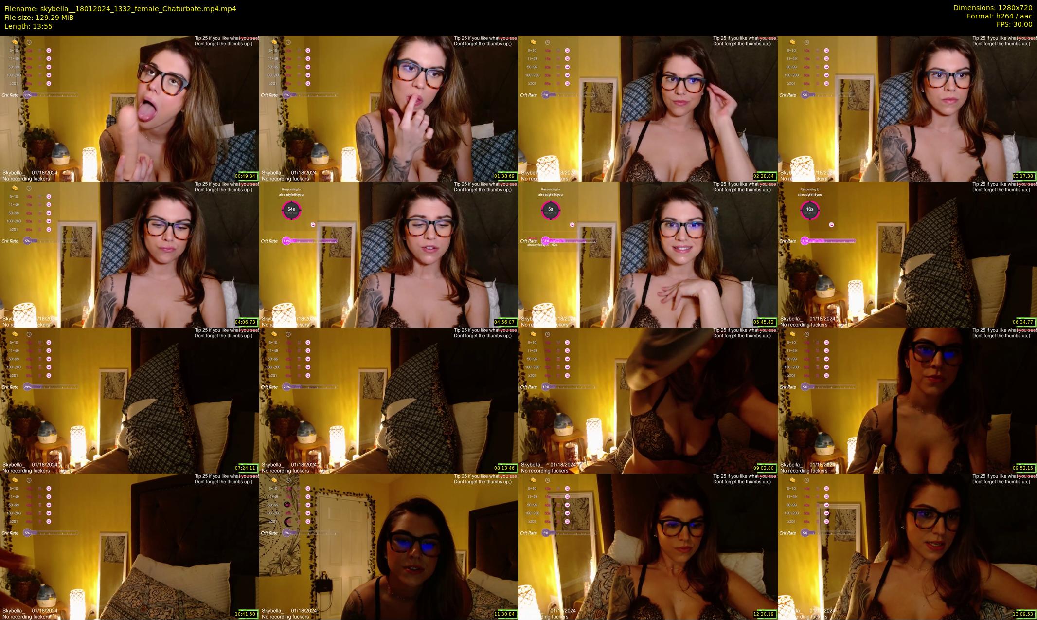 skybella_ — 14 minute Chaturbate female cam show recording, 720p, Jan 18, 2024