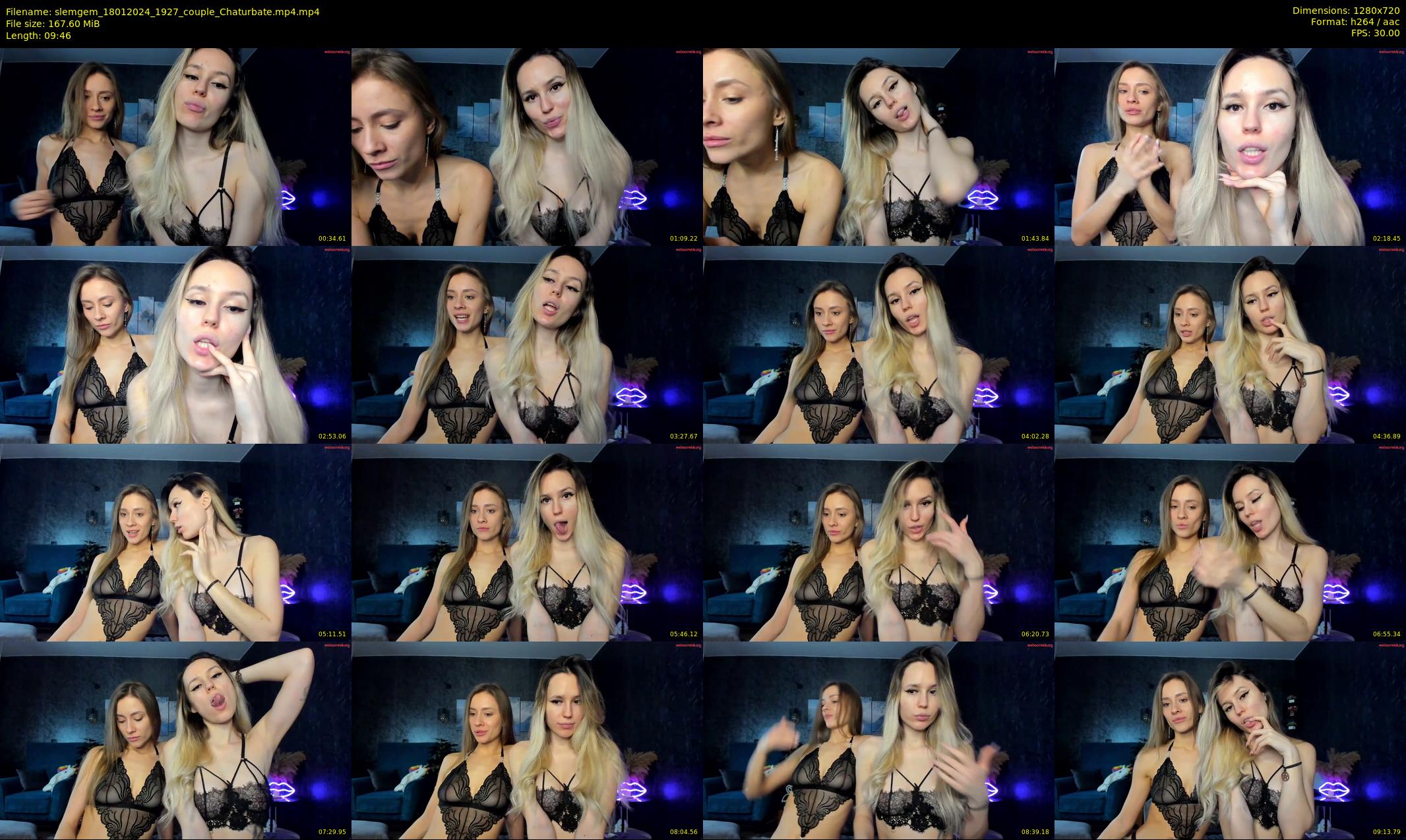 slemgem — 10 minute Chaturbate couple cam show recording, 720p, Jan 18, 2024