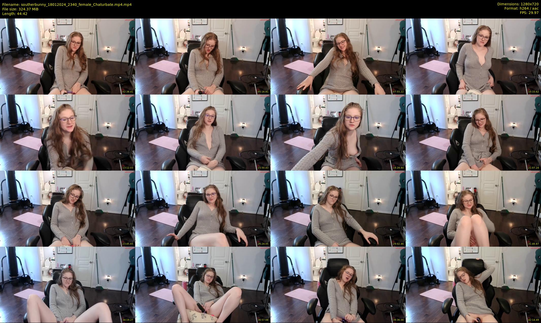 southerbunny — 45 minute Chaturbate female cam show recording, 720p, Jan 18, 2024
