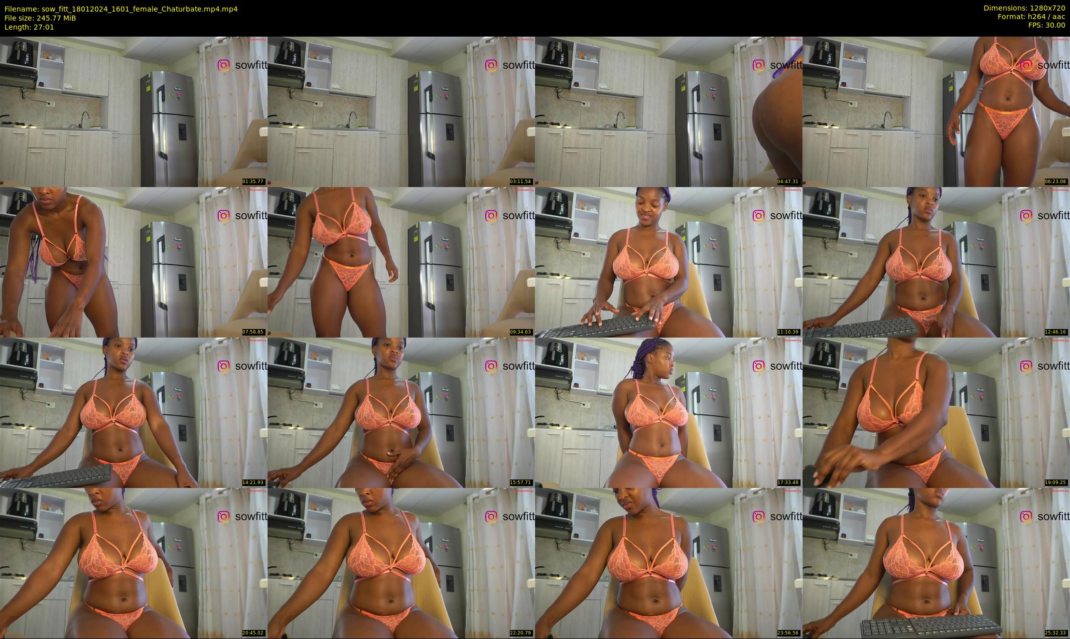 sow_fitt — 28 minute Chaturbate female cam show recording, 720p, Jan 18, 2024